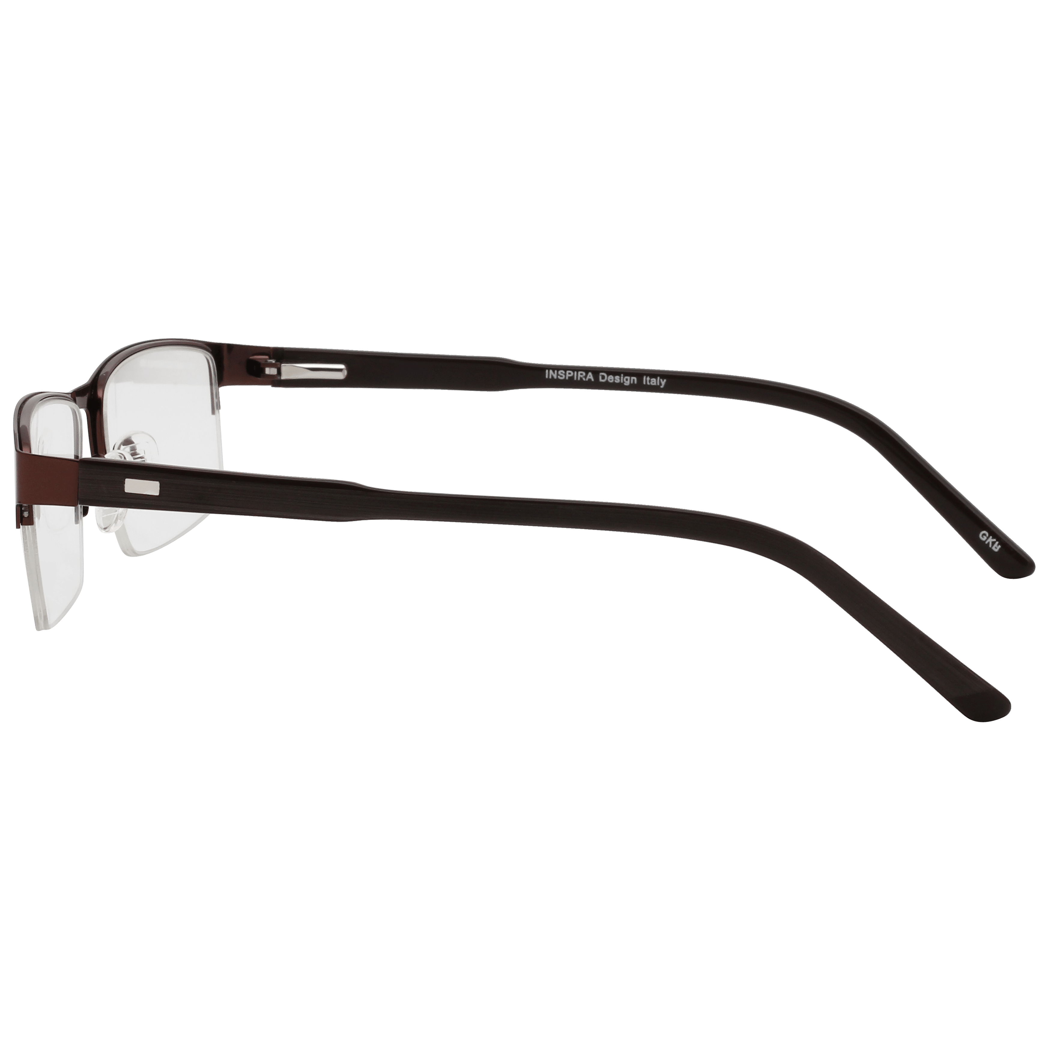 Inspira 4516D Frame Brown Male Supra Shell Frame — Brown frame — view 6