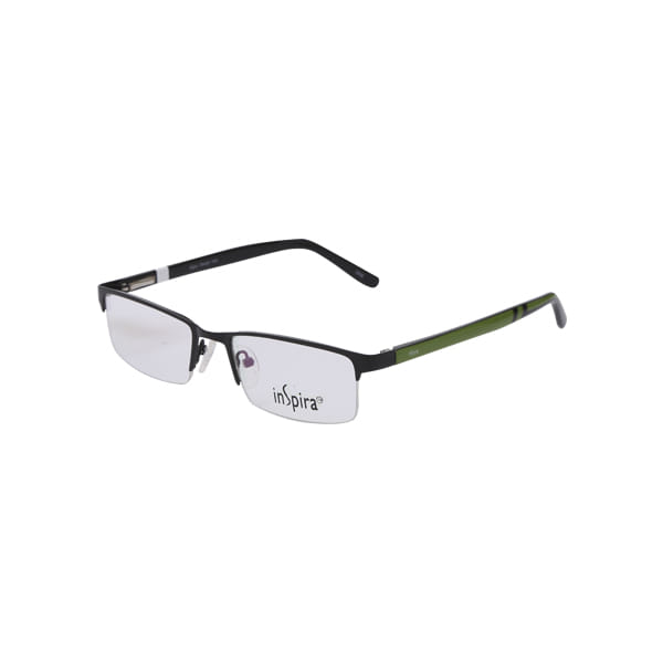 Inspira 4616D Frame Black Unisex Supra Shell — Black frame