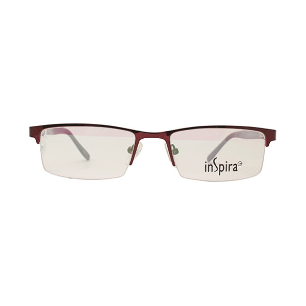 Inspira 4616D Frame Maroon Unisex Supra Shell Frame — Maroon frame — view 2