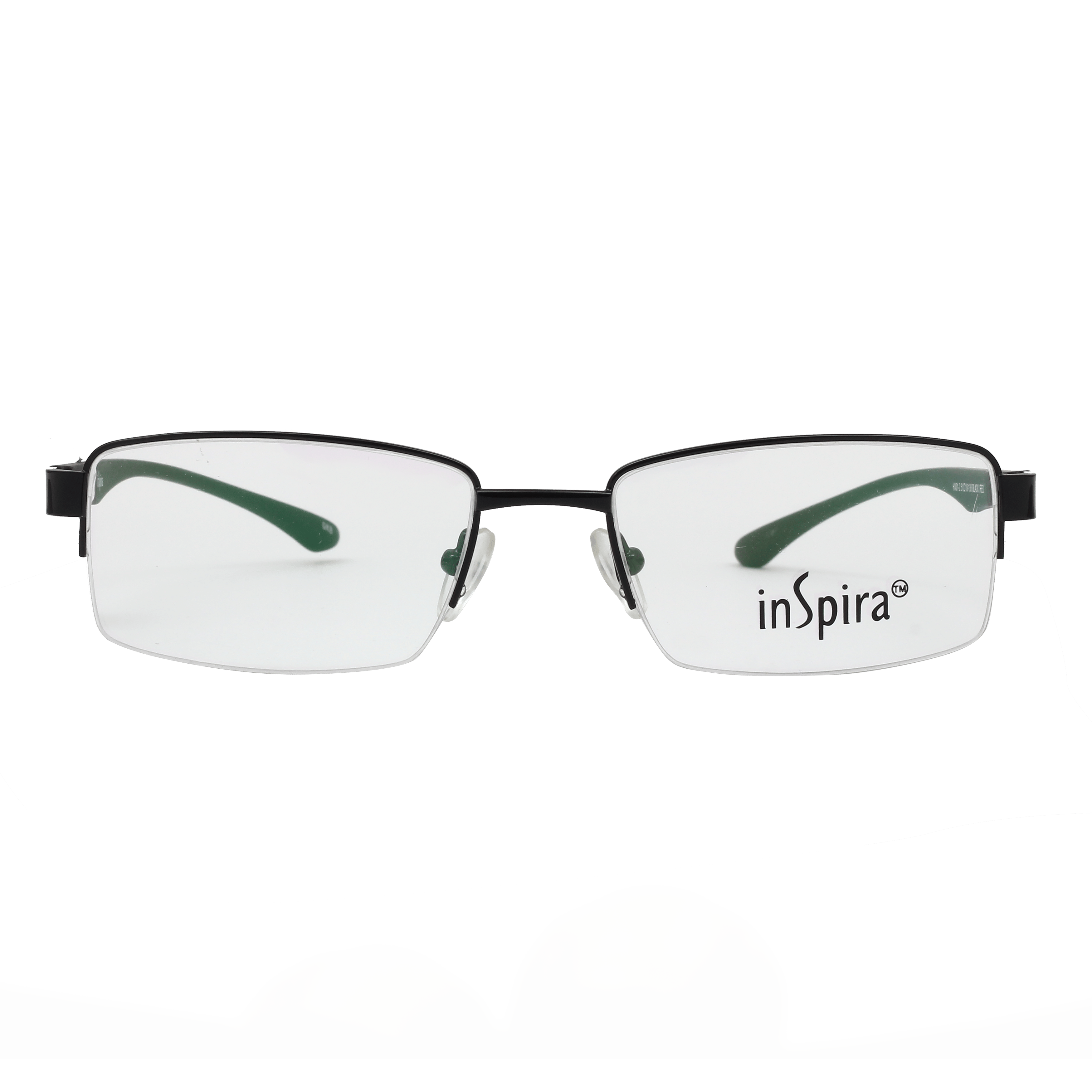 Inspira HX01-2 Frame Black Unisex Supra Rubber Frame — Black frame — view 2
