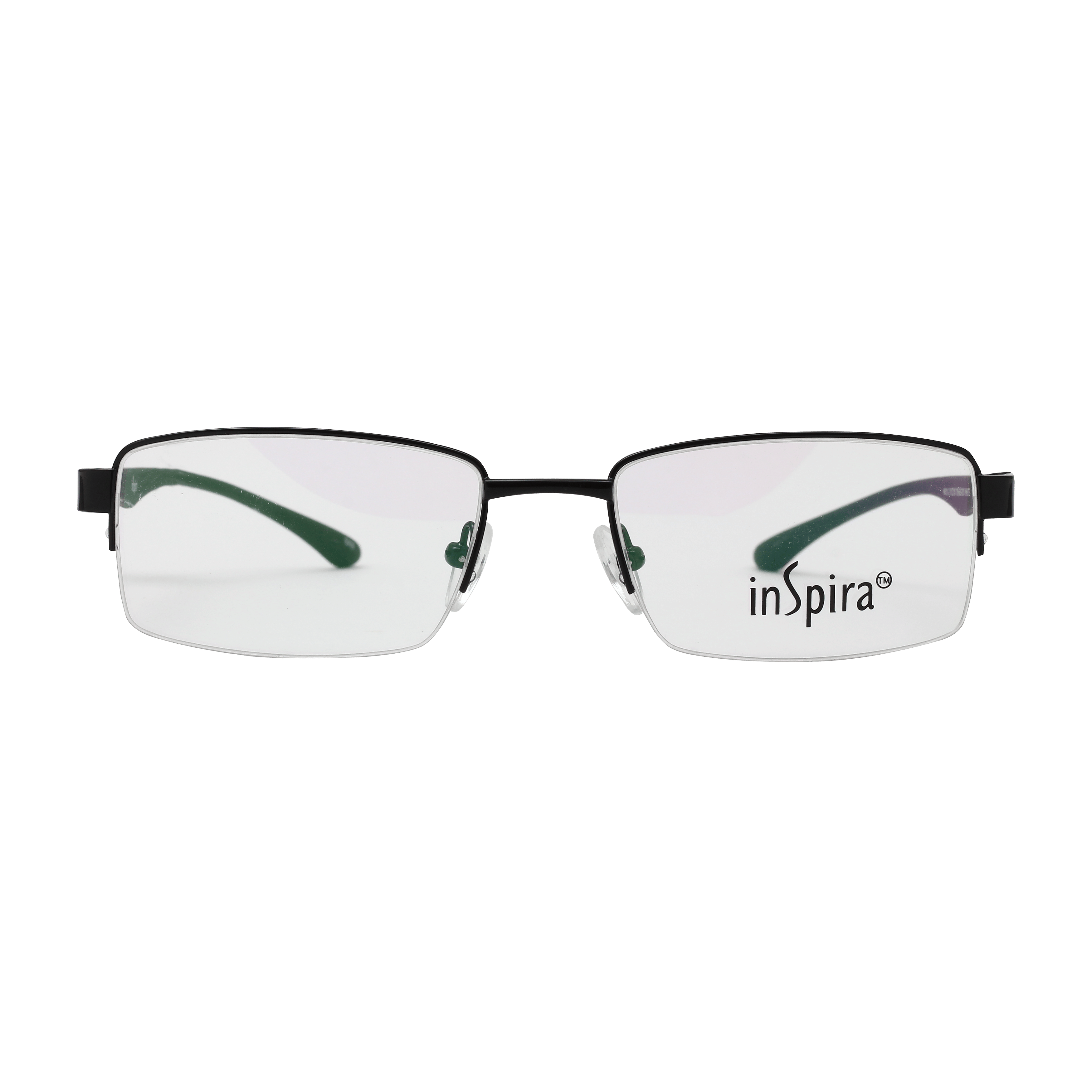 Inspira HX01-2 Frame Black Unisex Supra Rubber Frame — Black frame — view 2