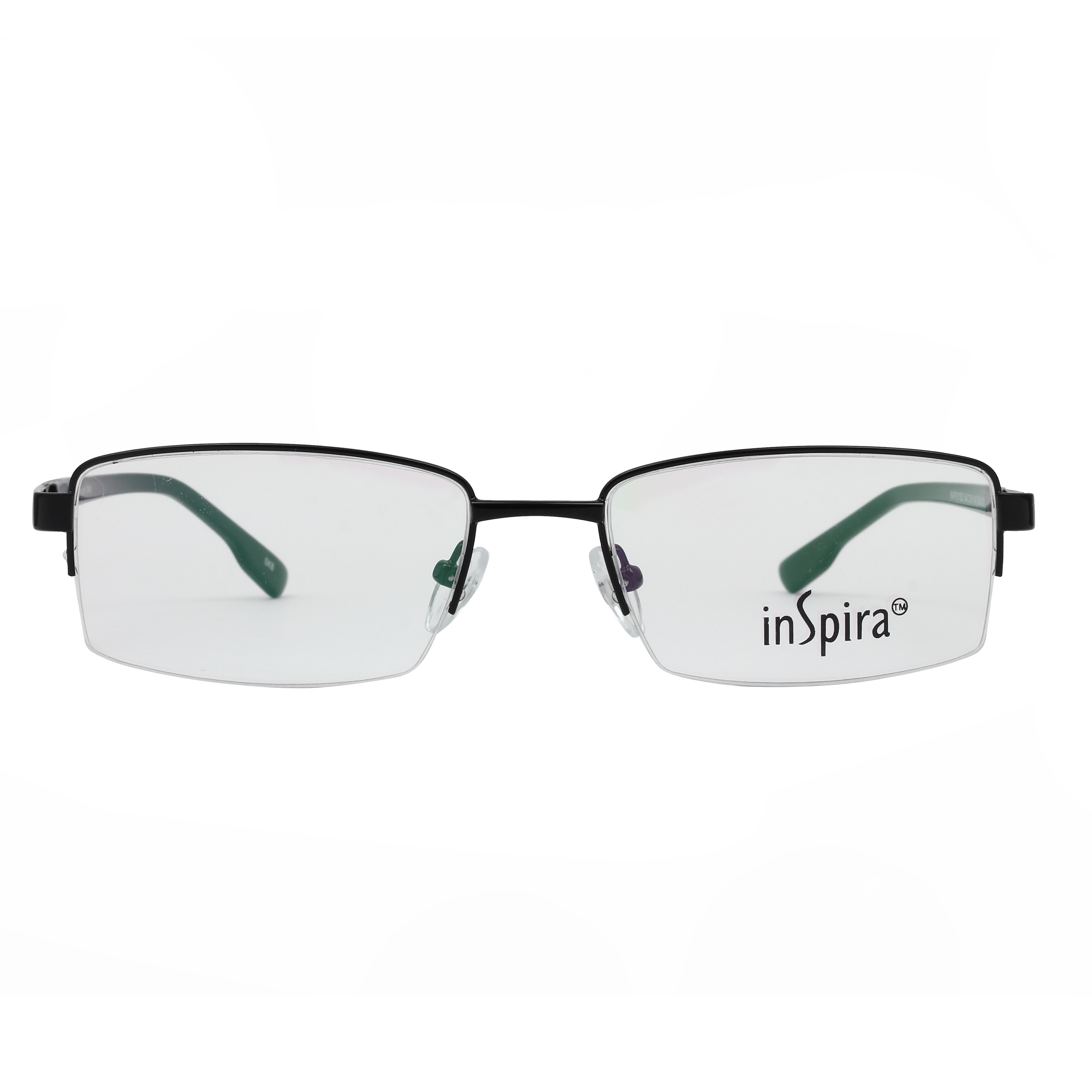 Inspira 0115D Frame Black Male Supra Metal — Gold frame
