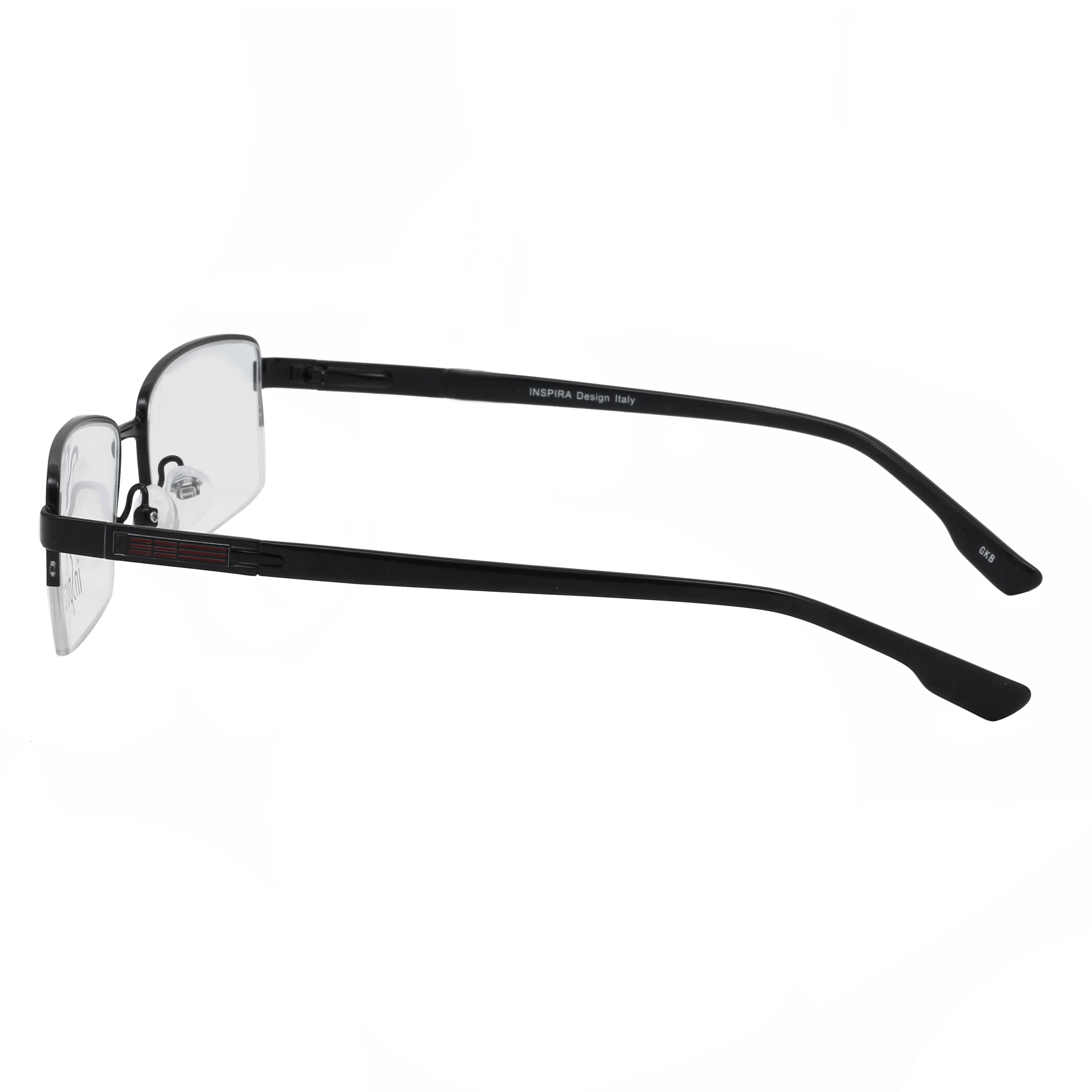 Inspira 0115D Frame Black Male Supra Metal Frame — view 3
