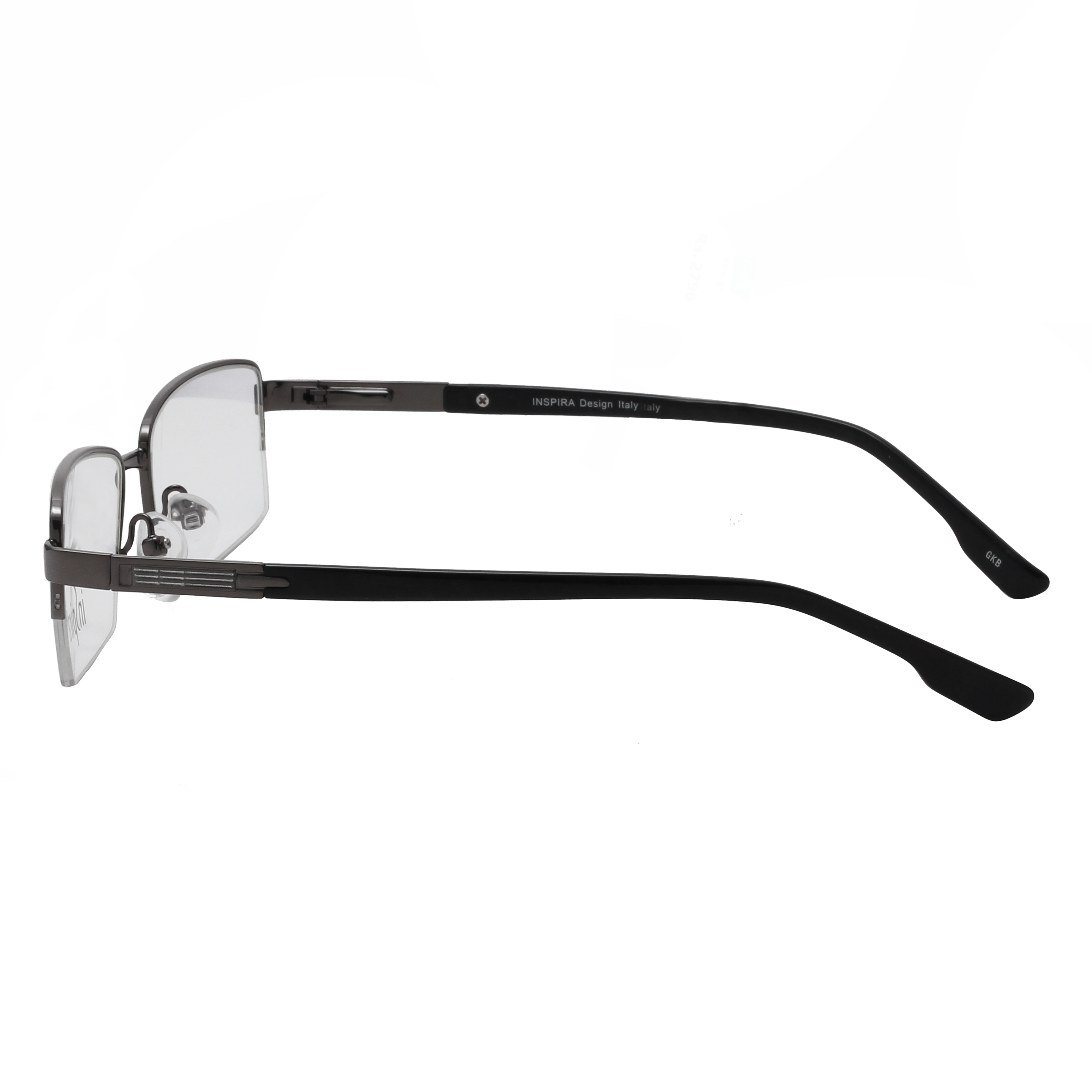 Inspira 0115D Frame Gun Metal Male Supra Metal Frame — view 3
