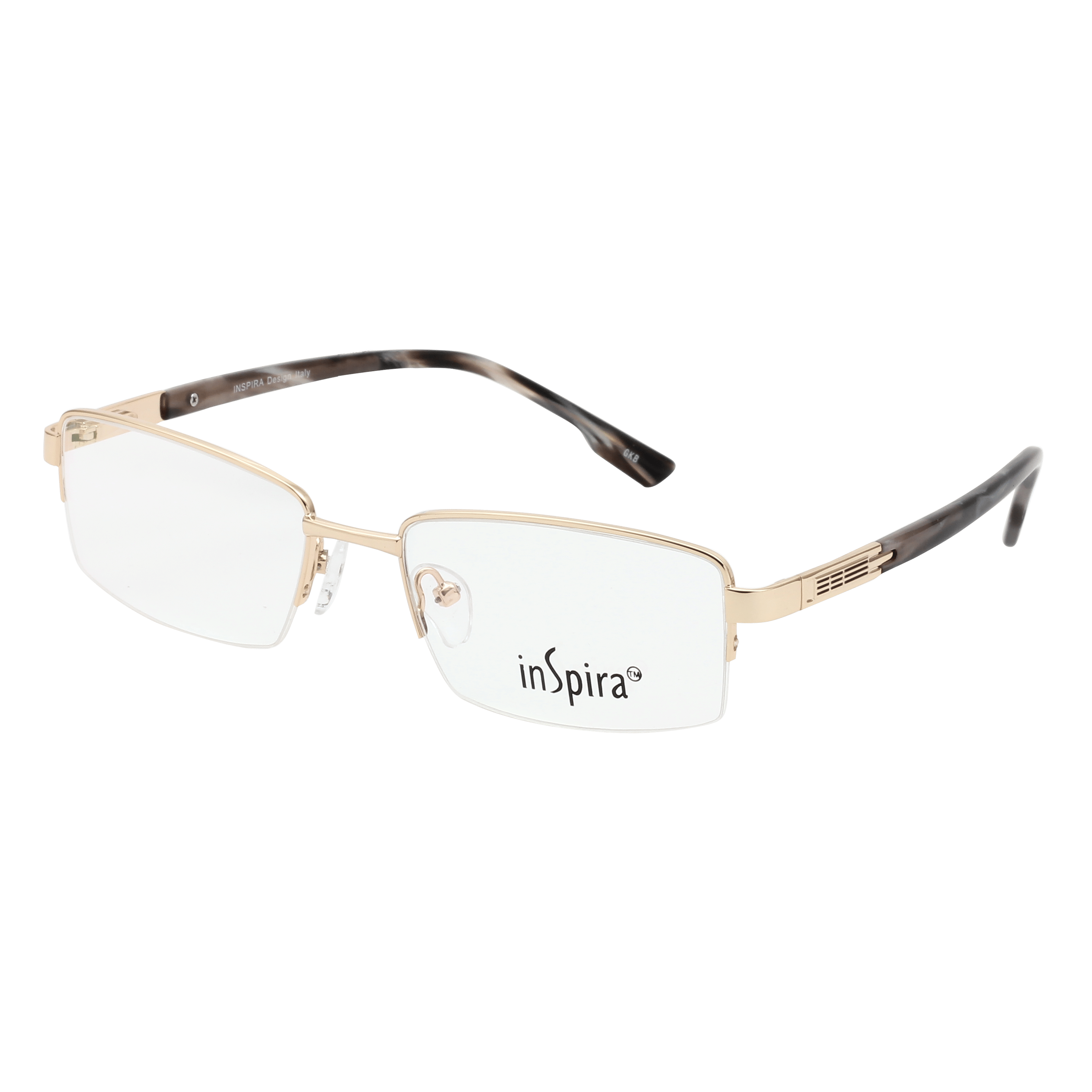 Inspira 0115D Frame Gold Male Supra Metal — Gold frame