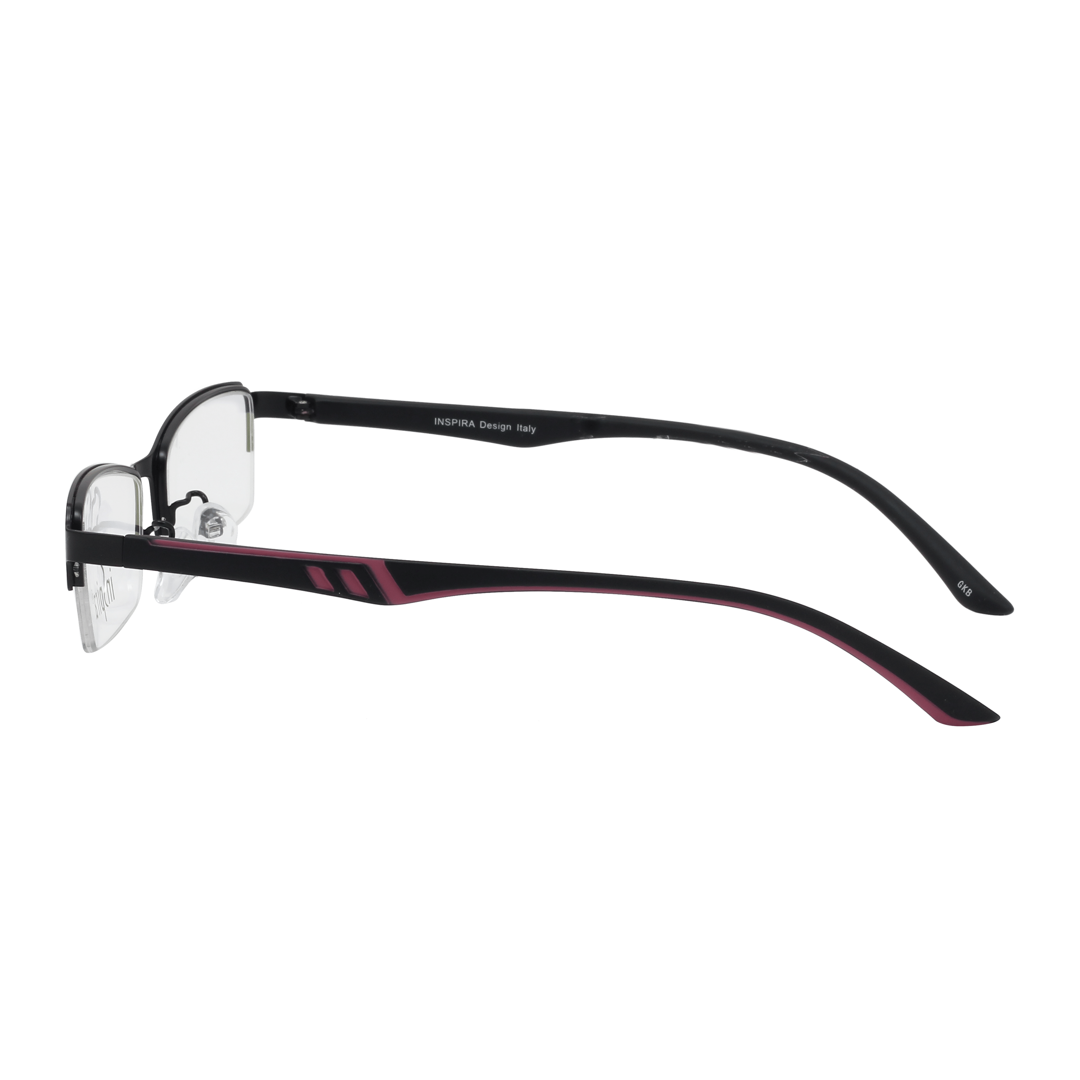 Inspira F7001 Frame Black Unisex Supra Shell Frame — view 3