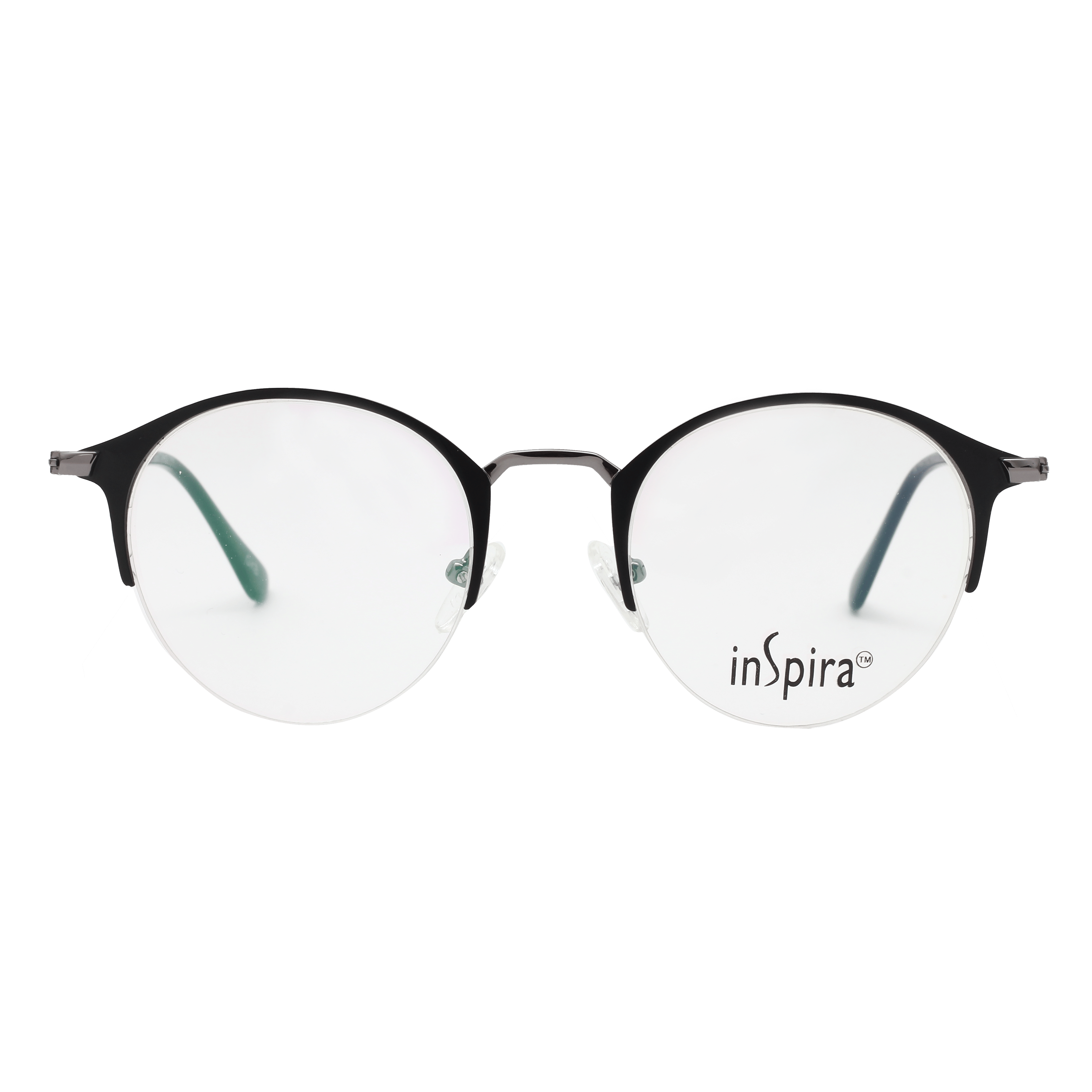 Inspira 4418D Frame Black Unisex Supra Metal — Gold frame