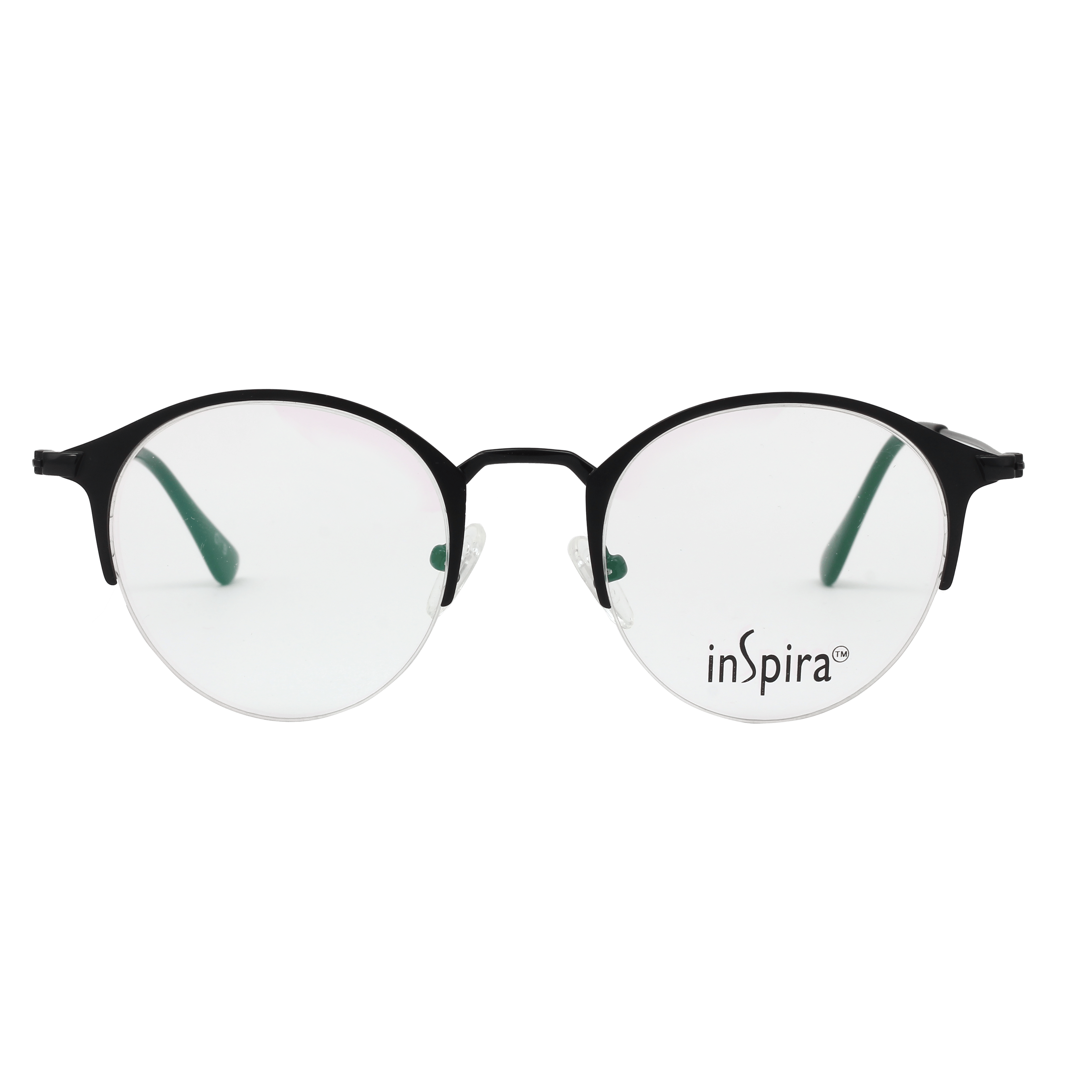 Inspira 4418D Frame Black Unisex Supra Metal Frame — Black frame — view 6