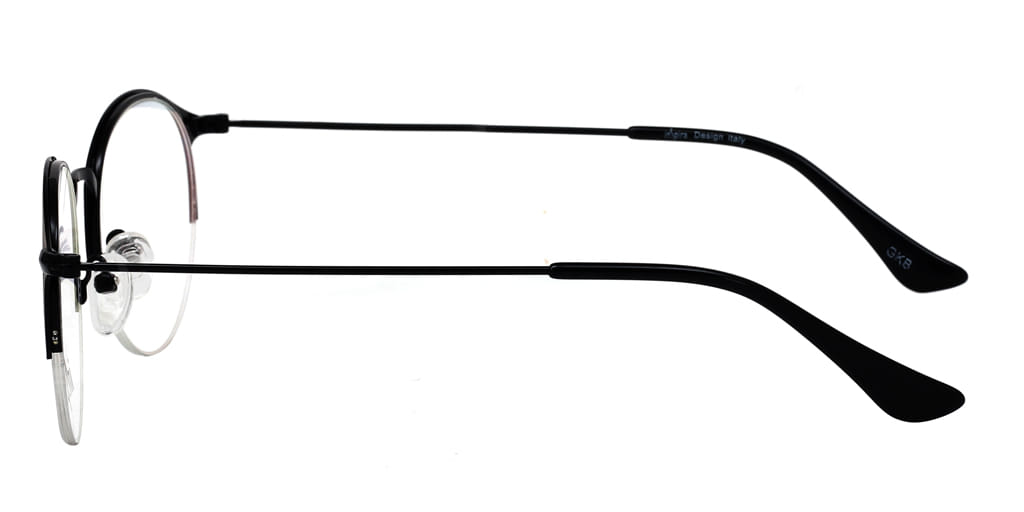 Inspira 4418D Frame Black Unisex Supra Metal Frame — Black frame — view 4