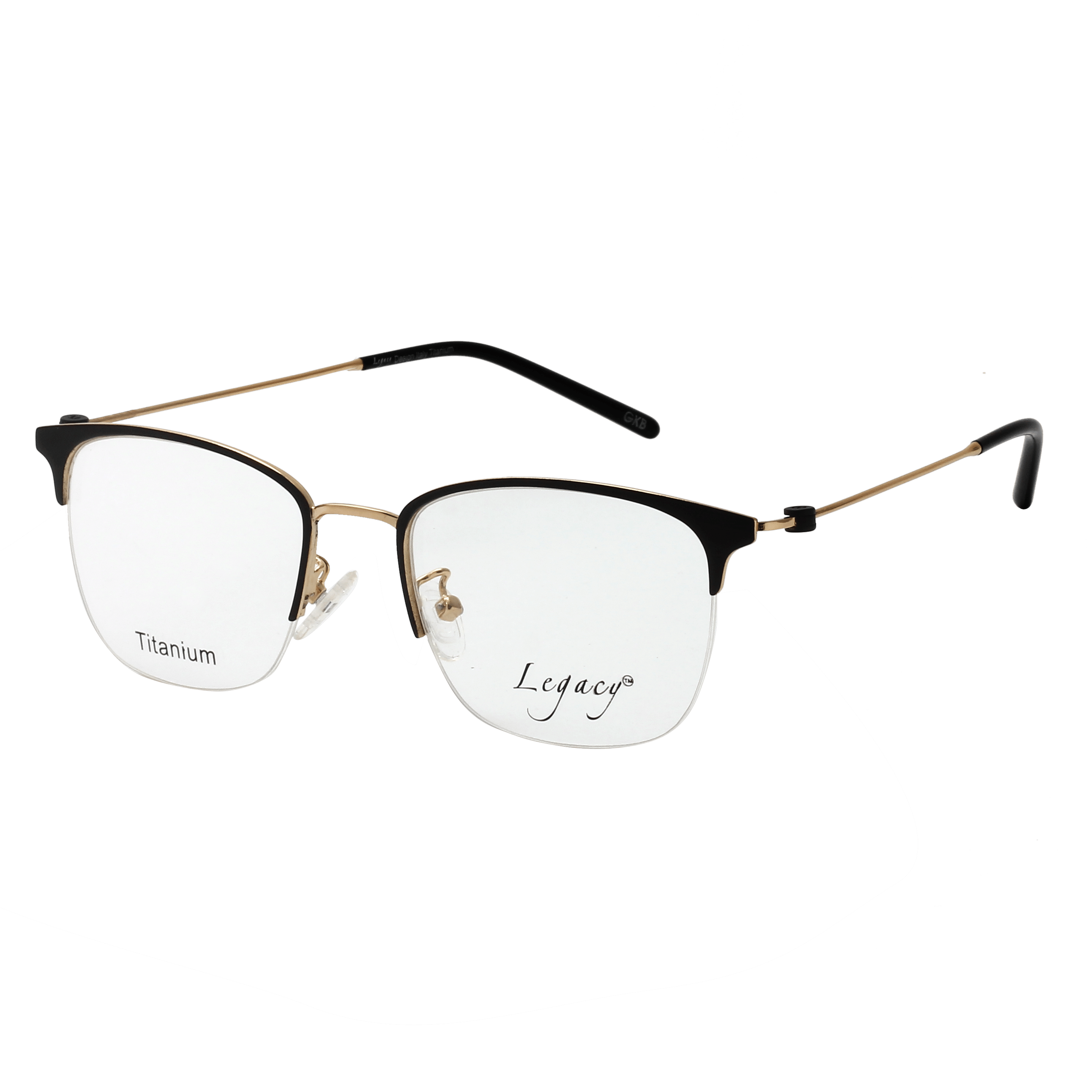 Inspira 5518O Frame Black Male Supra Titanium — Black frame