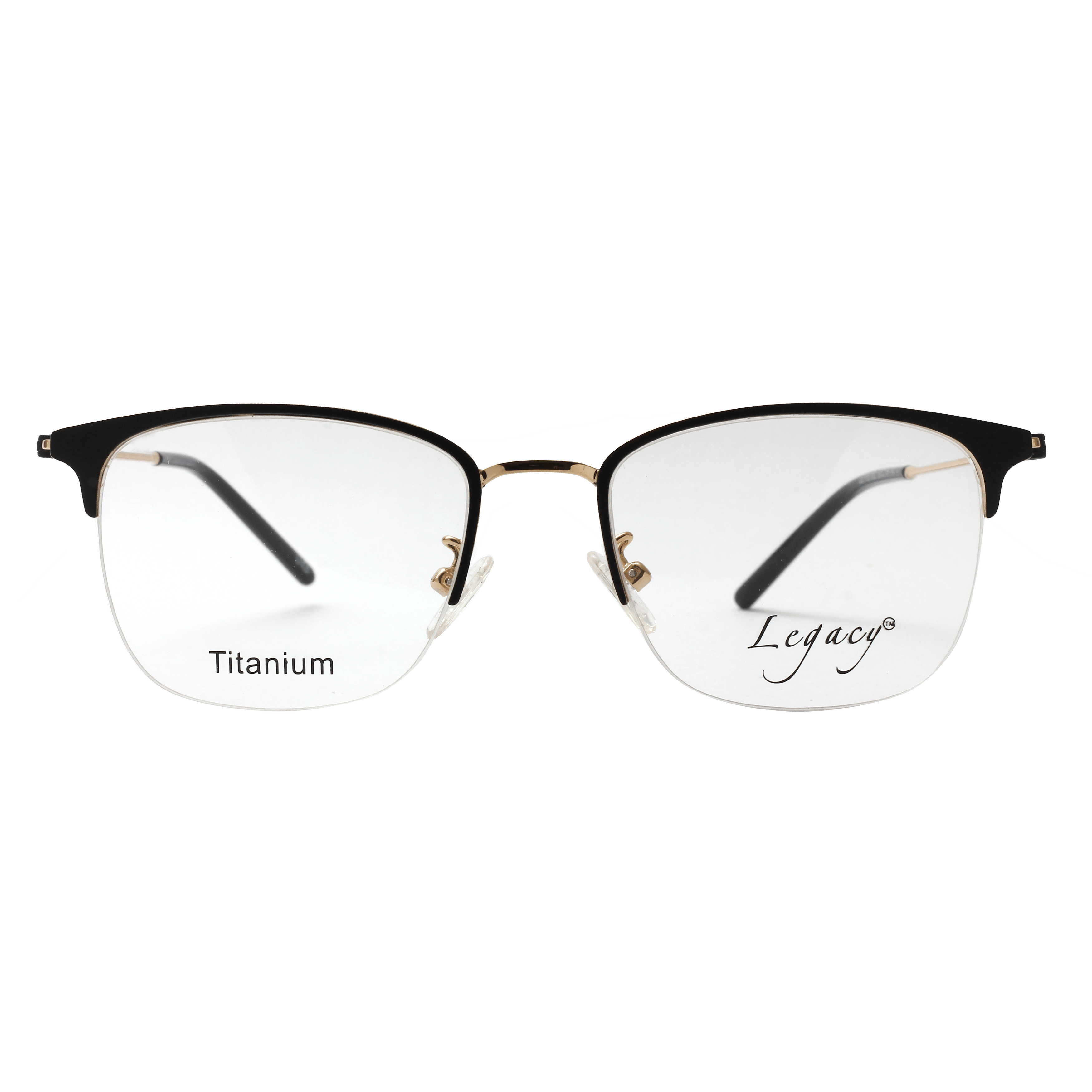 Inspira 5518O Frame Black Male Supra Titanium Frame — Black frame — view 2
