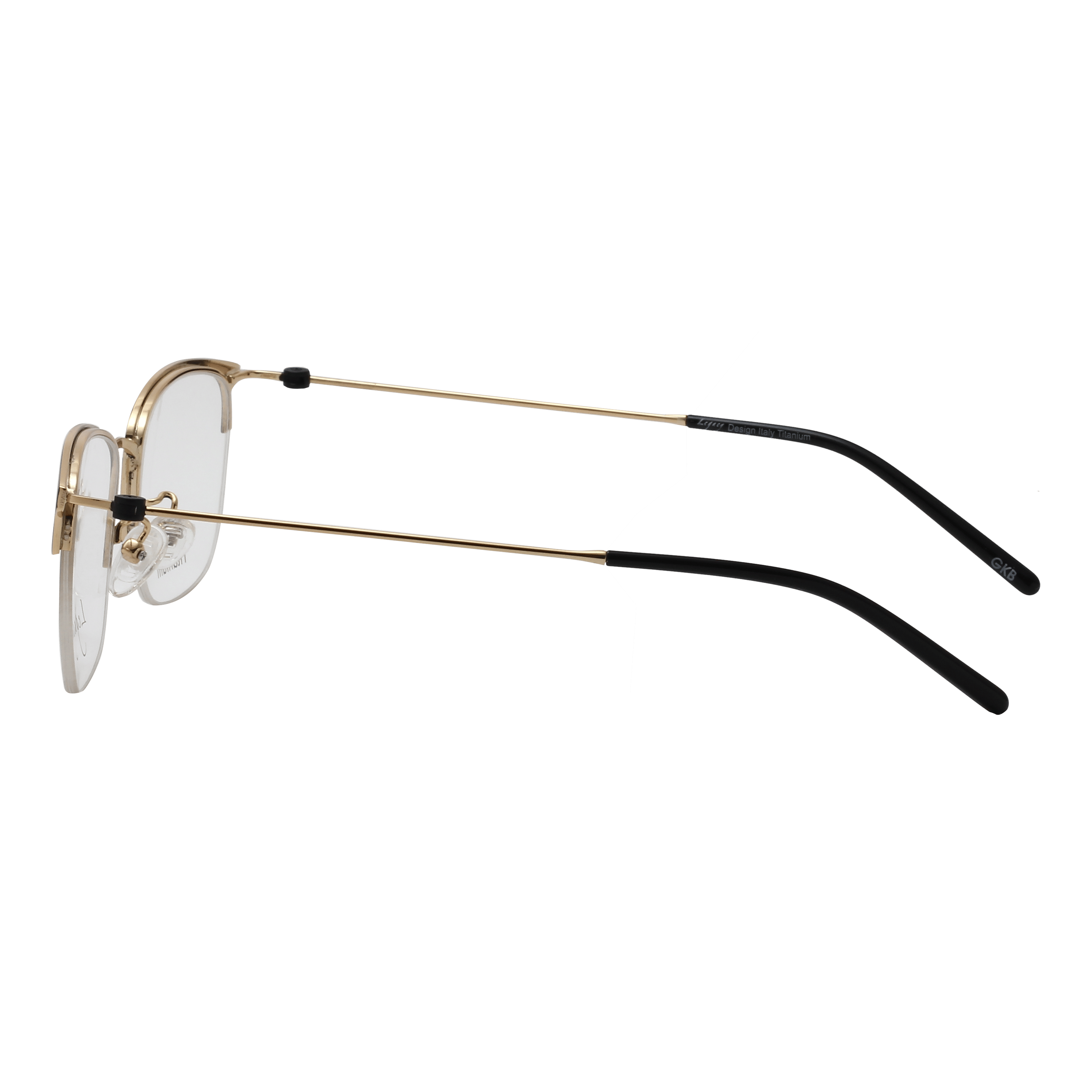 Inspira 5518O Frame Black Male Supra Titanium Frame — Black frame — view 3