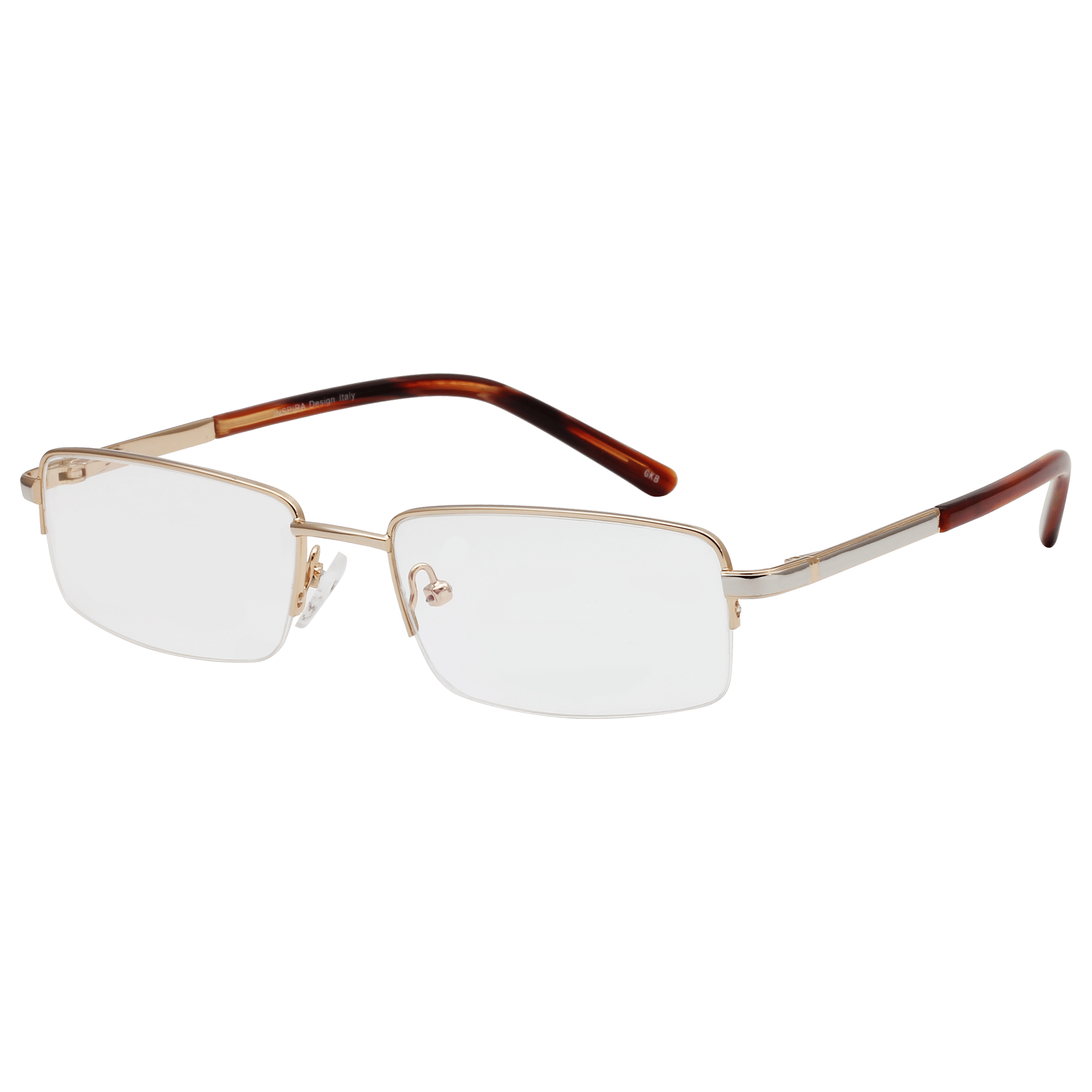 Inspira 1318D Frame Gold Male Supra Metal — Gold frame