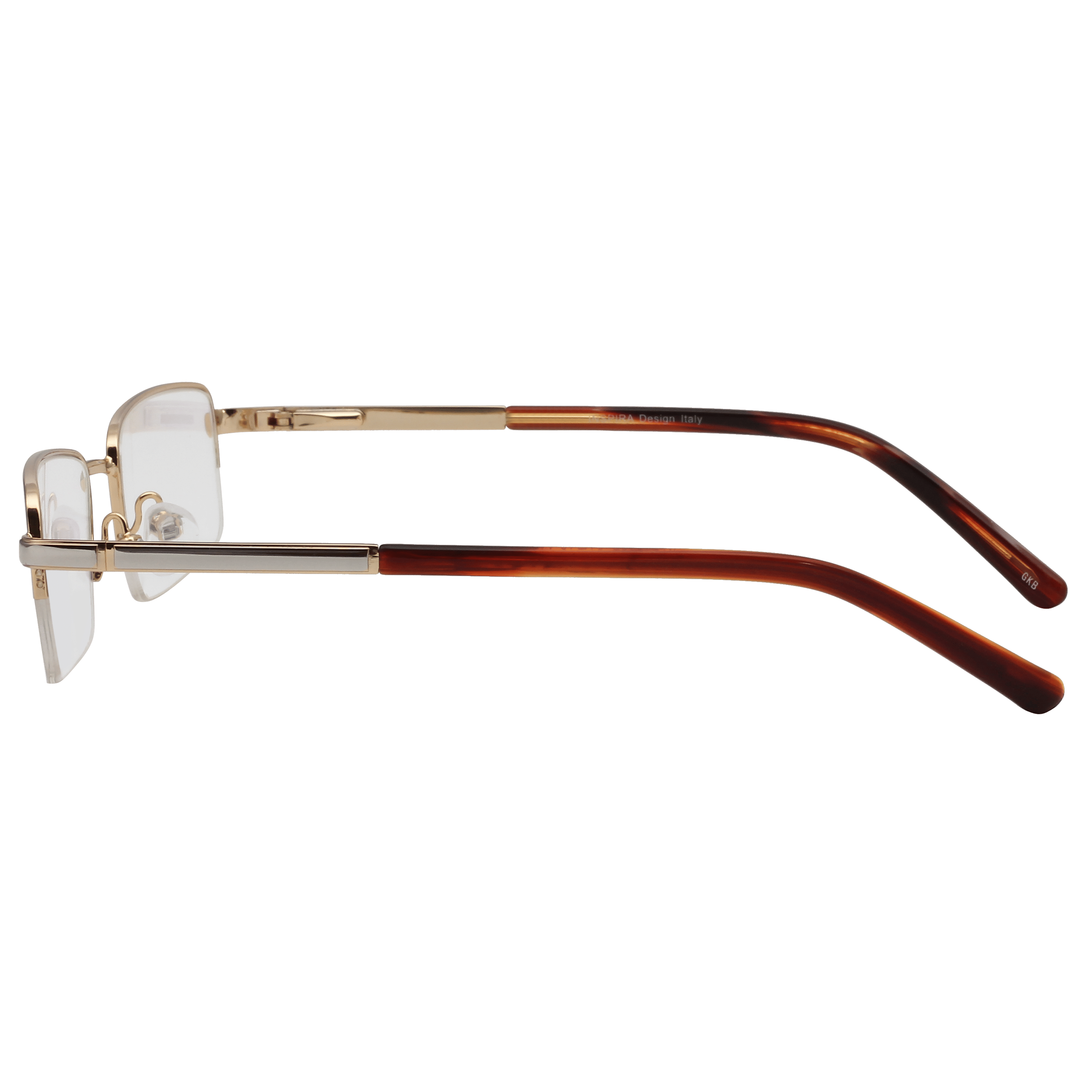 Inspira 1318D Frame Gold Male Supra Metal Frame — Gold frame — view 3