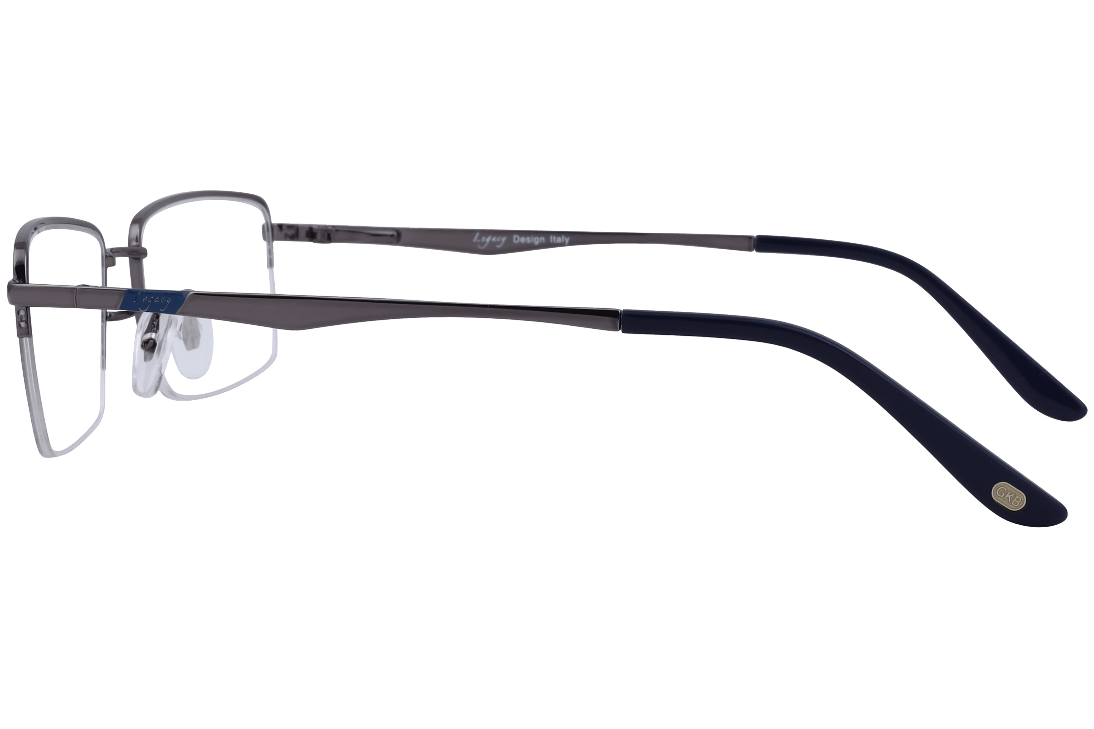 Inspira 9215S Frame Gun Metal Male Supra Metal Frame — Gun Metal frame — view 3