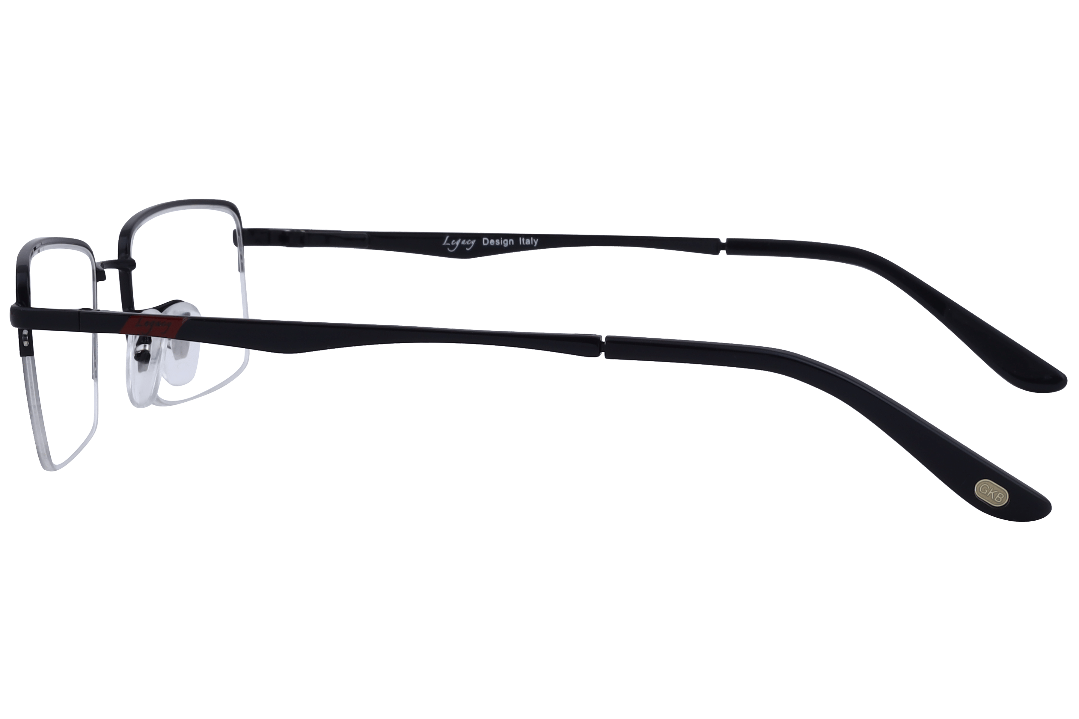 Inspira 9215S Frame Black Male Supra Metal Frame — Black frame — view 3