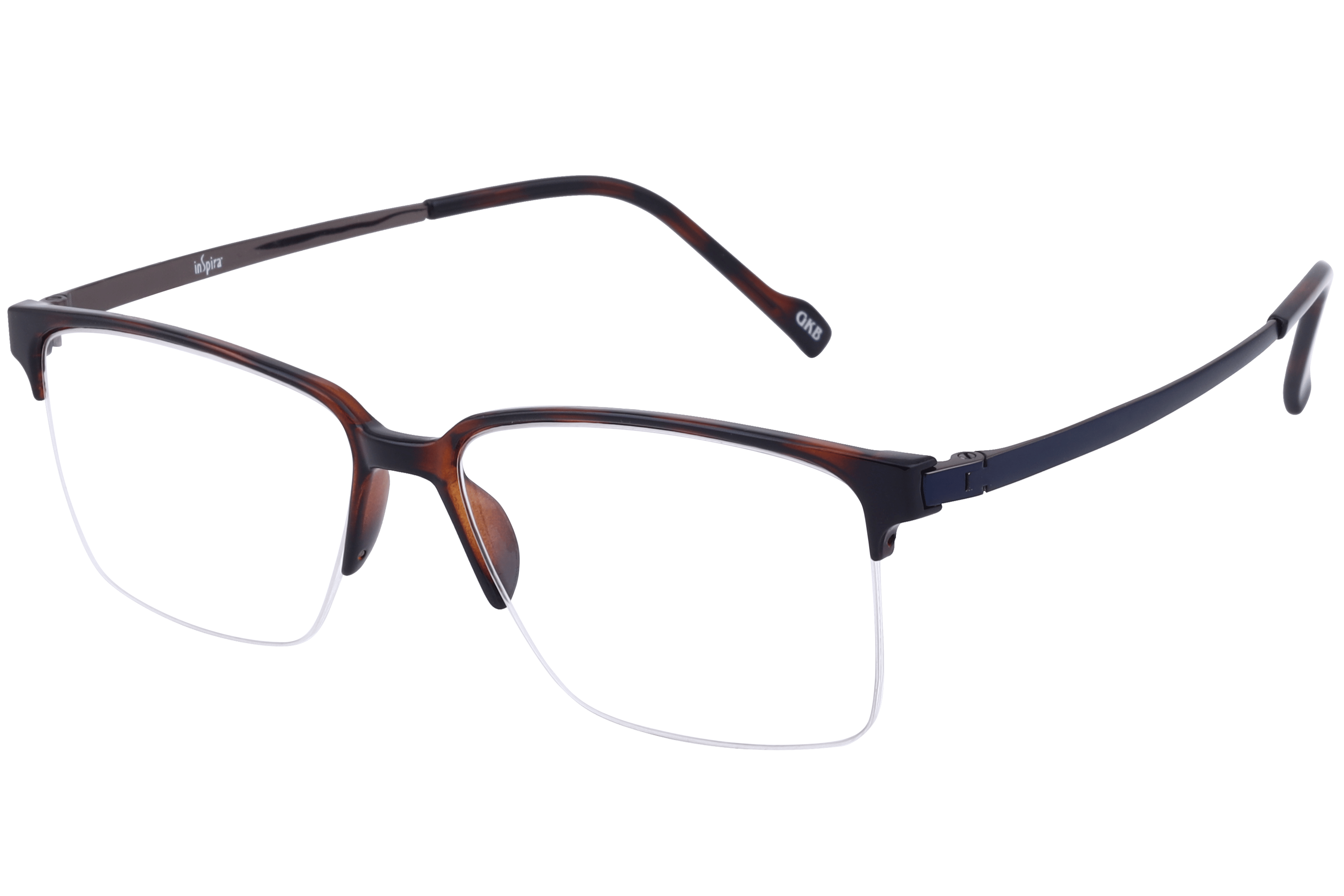 Inspira 6602 Frame Tortoise Male Supra Metal — Tortoise frame