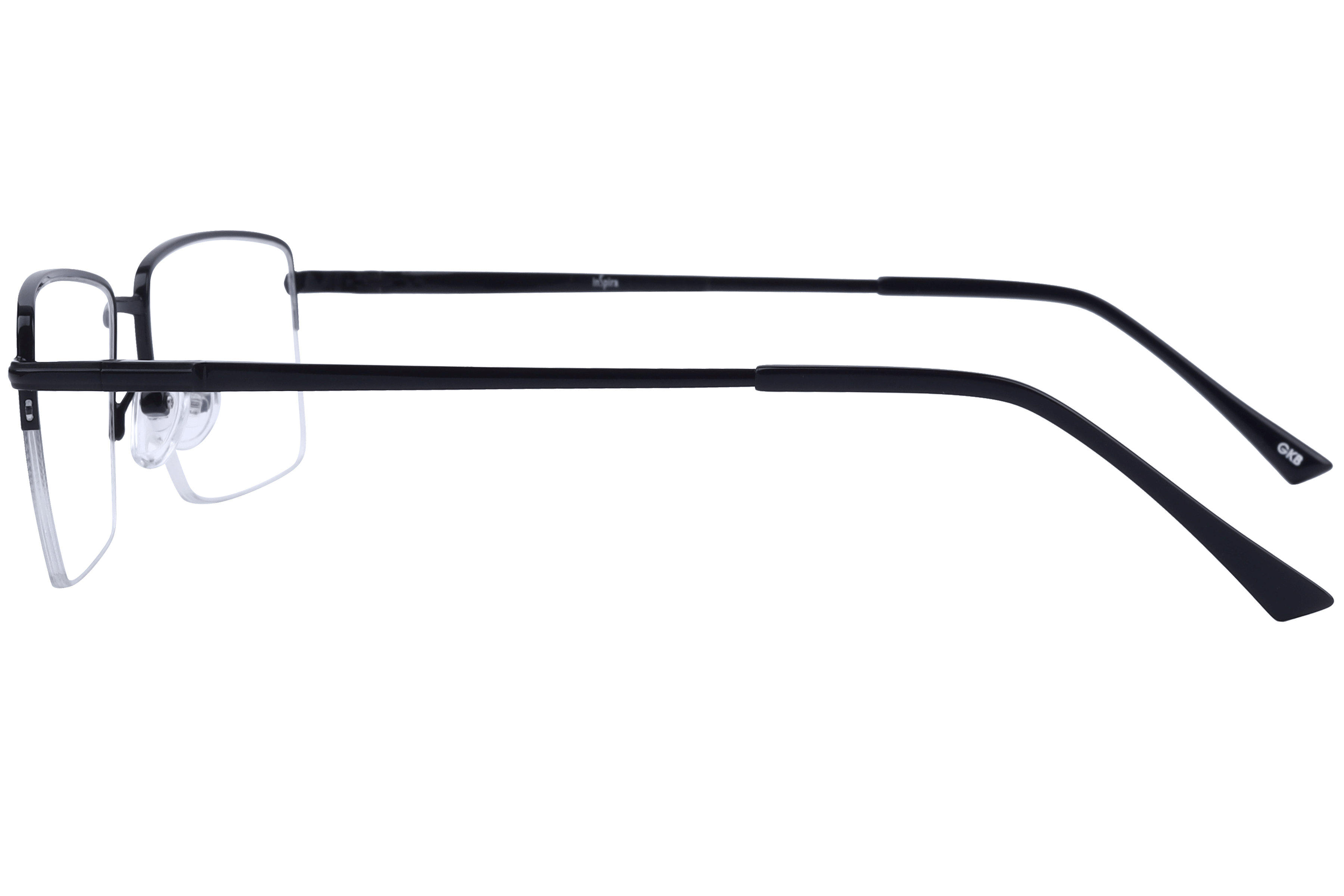 Inspira 1922 Frame Black Male Supra Metal Frame — Black frame — view 3