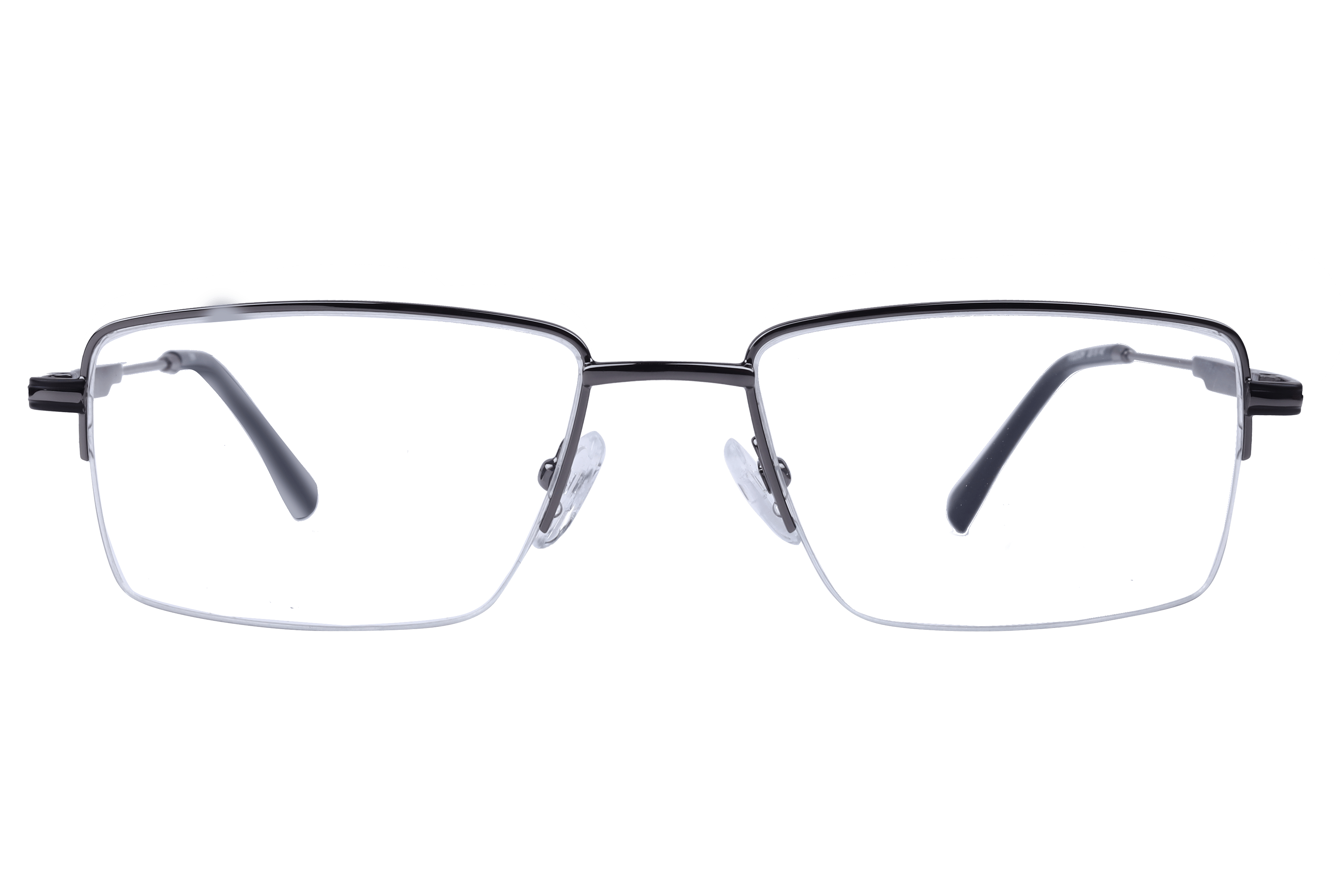 Inspira 17233-DW Frame Gun Metal Male Supra Metal Frame — Gun Metal frame — view 2