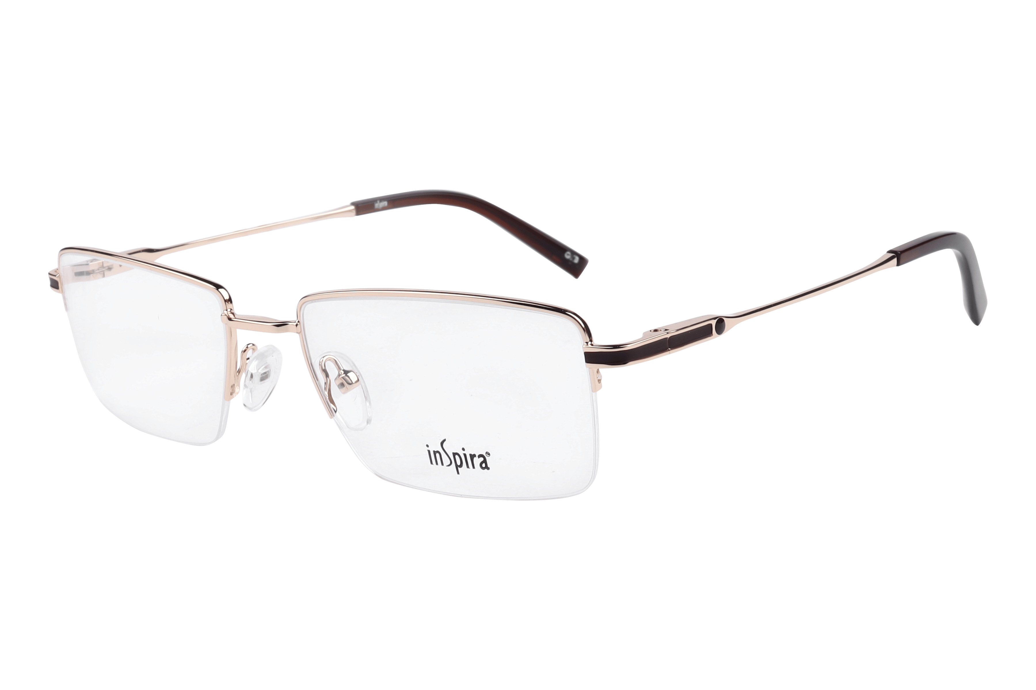 Inspira 17413-DY Frame Gold Male Supra Metal — Gold frame