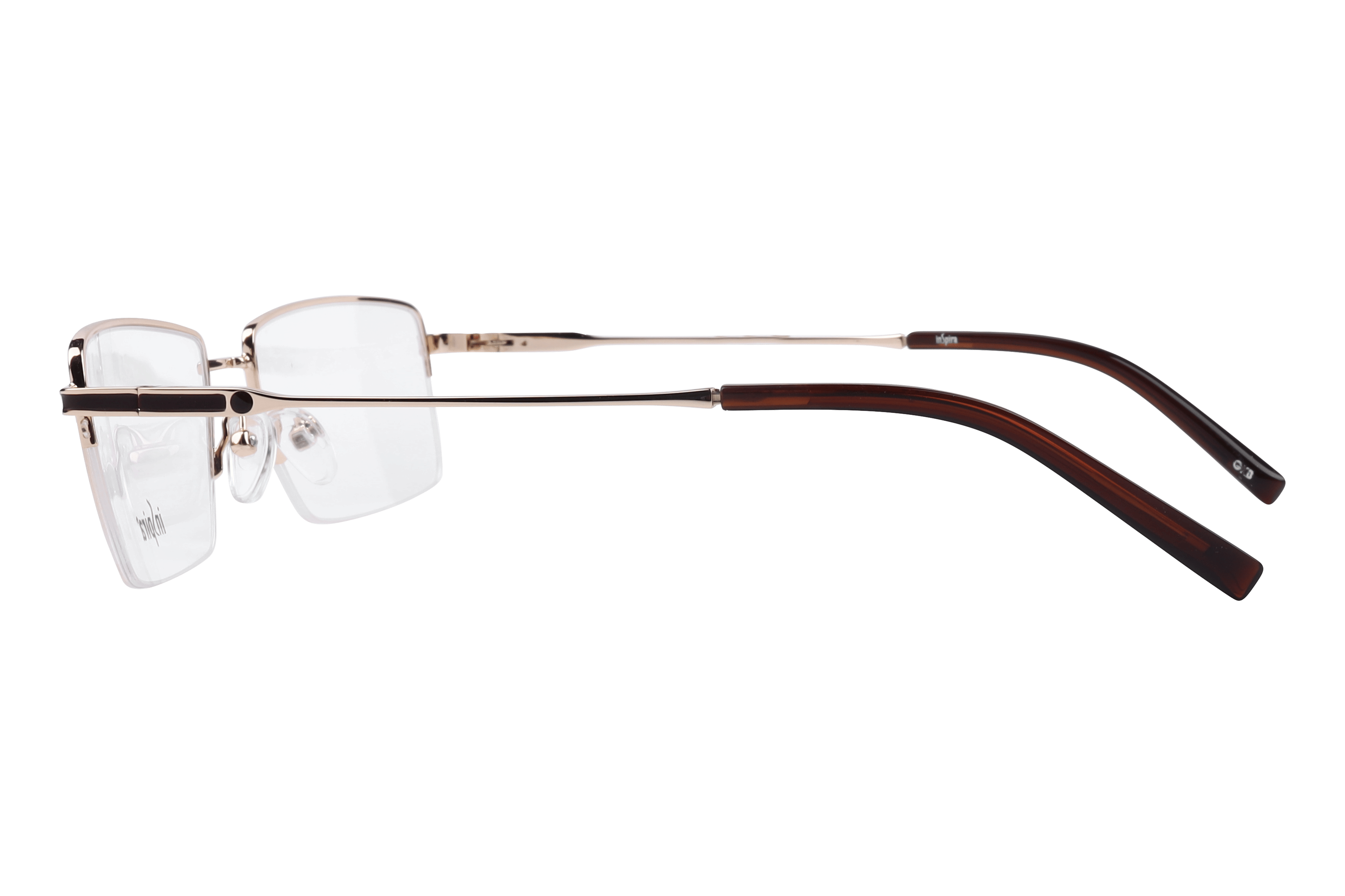 Inspira 17413-DY Frame Gold Male Supra Metal Frame — Gold frame — view 3