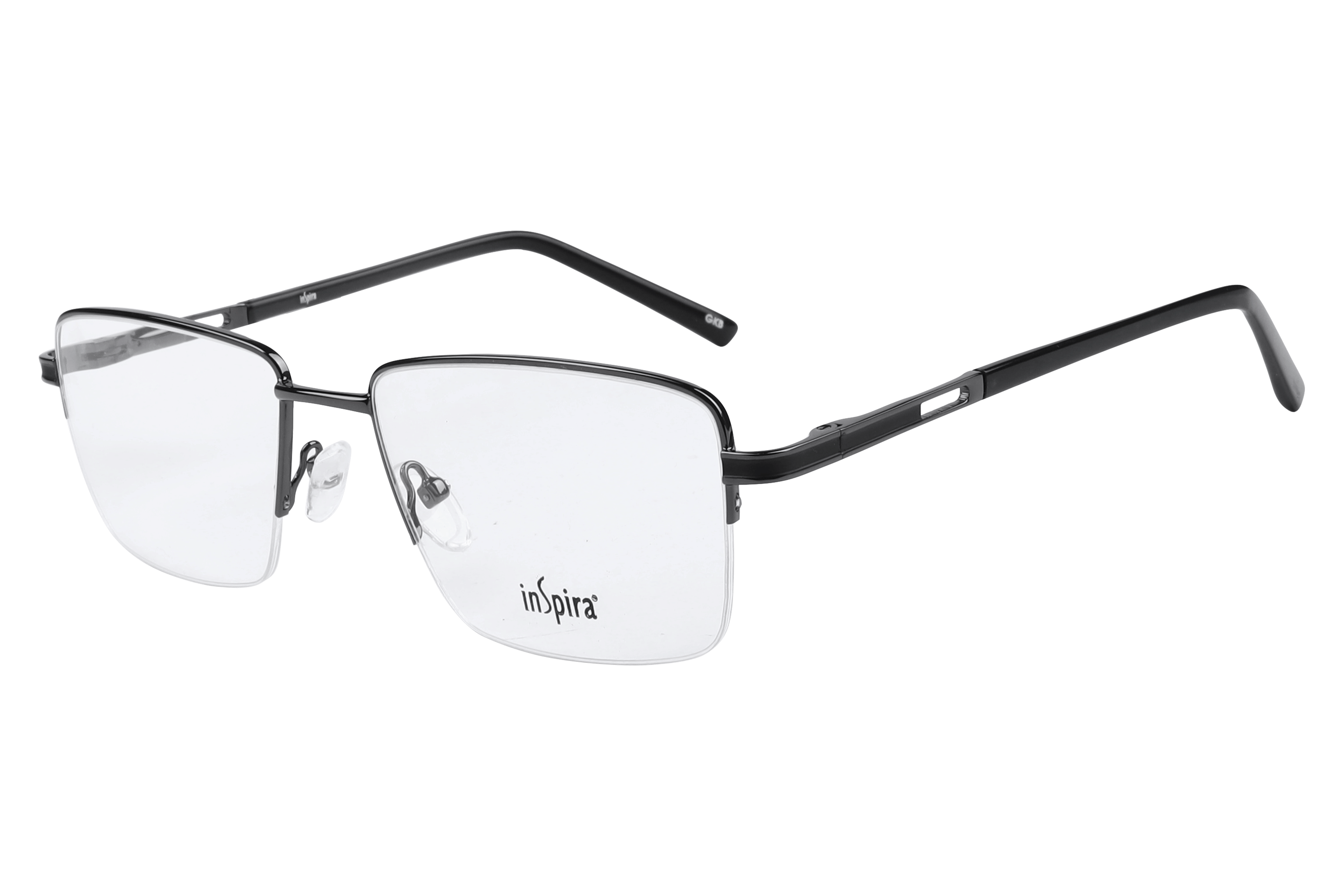 Inspira 17237-DW Frame Black Male Supra Metal — Black frame