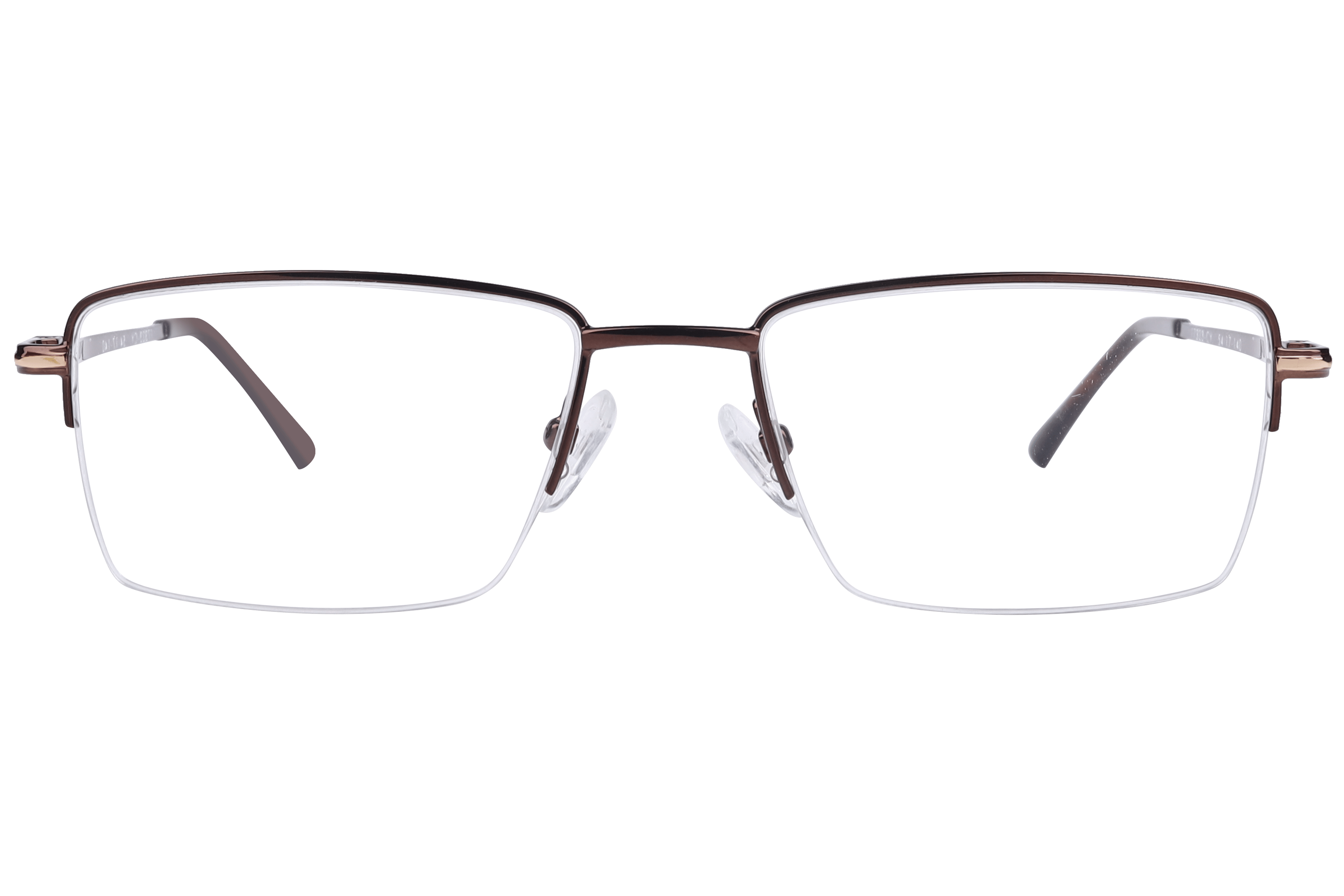 Inspira 17323-CY Frame Brown Unisex Supra Metal Frame — Brown frame — view 2