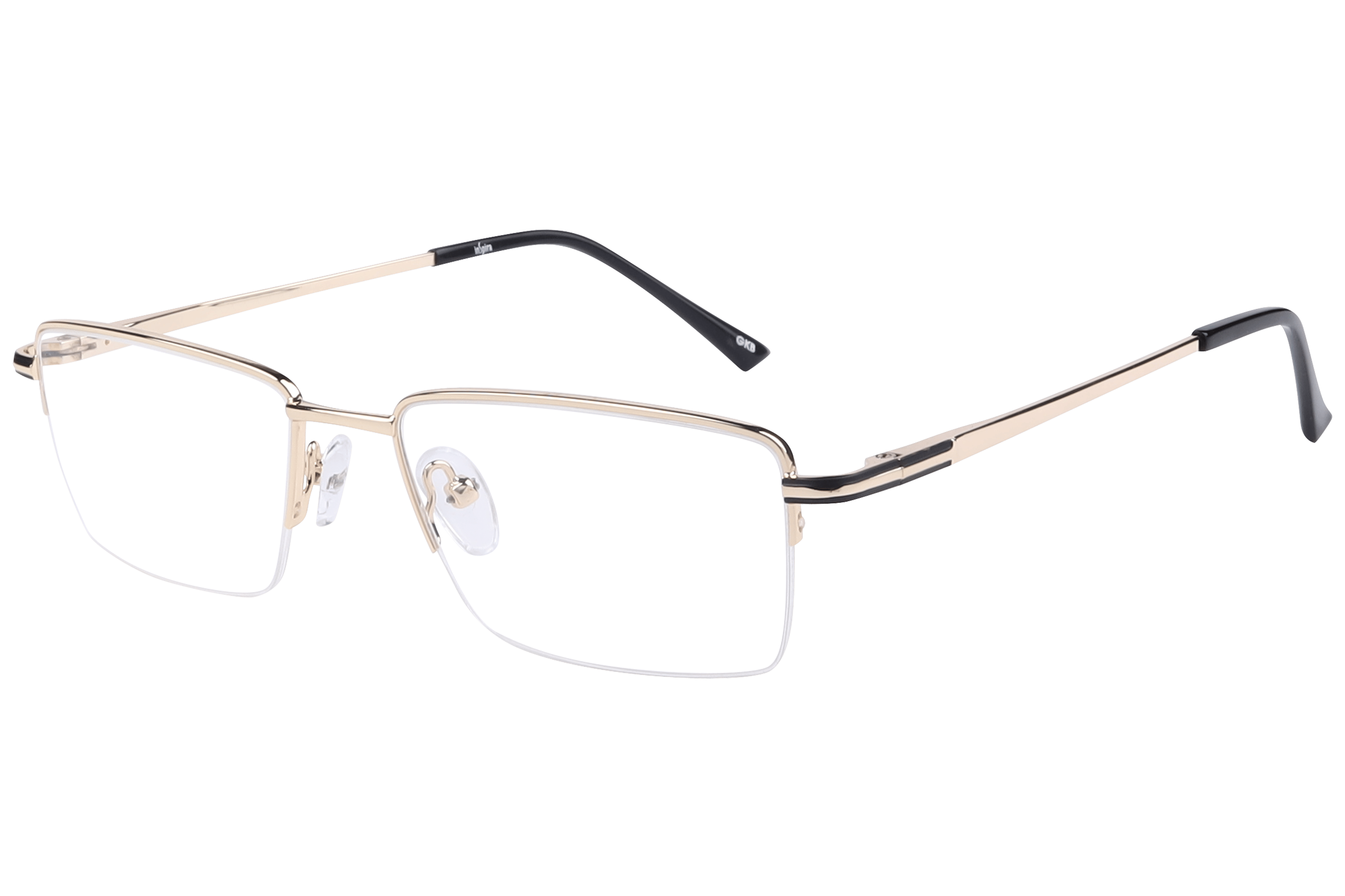 Inspira 17323-CY Frame Gold Unisex Supra Metal — Gold frame