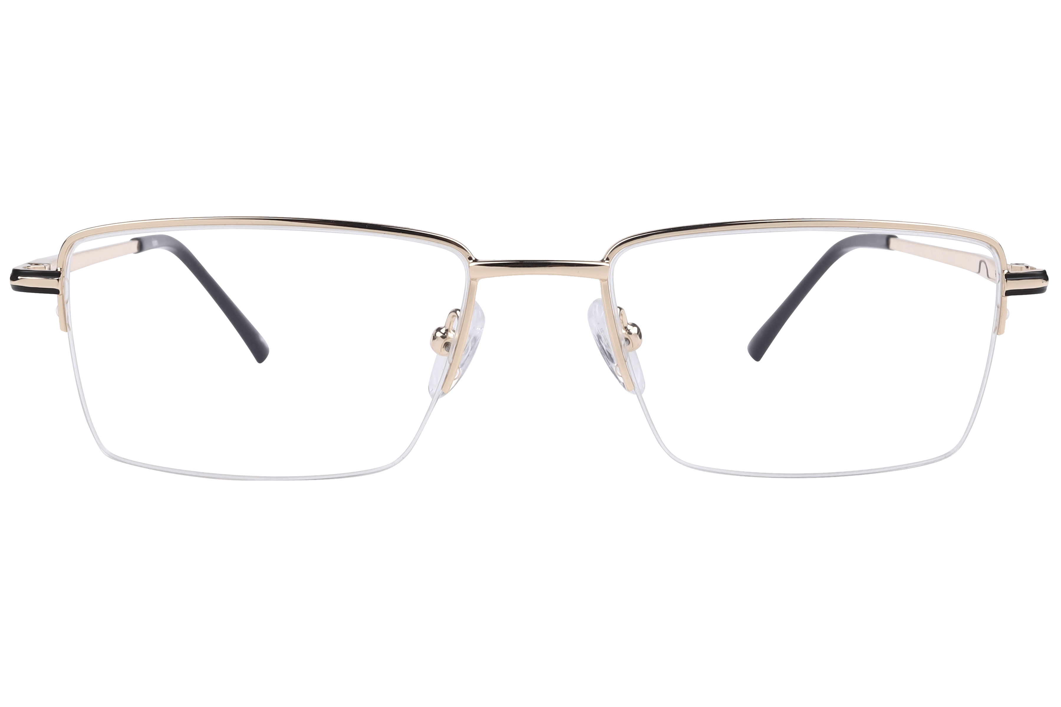 Inspira 17323-CY Frame Gold Unisex Supra Metal Frame — Gold frame — view 2