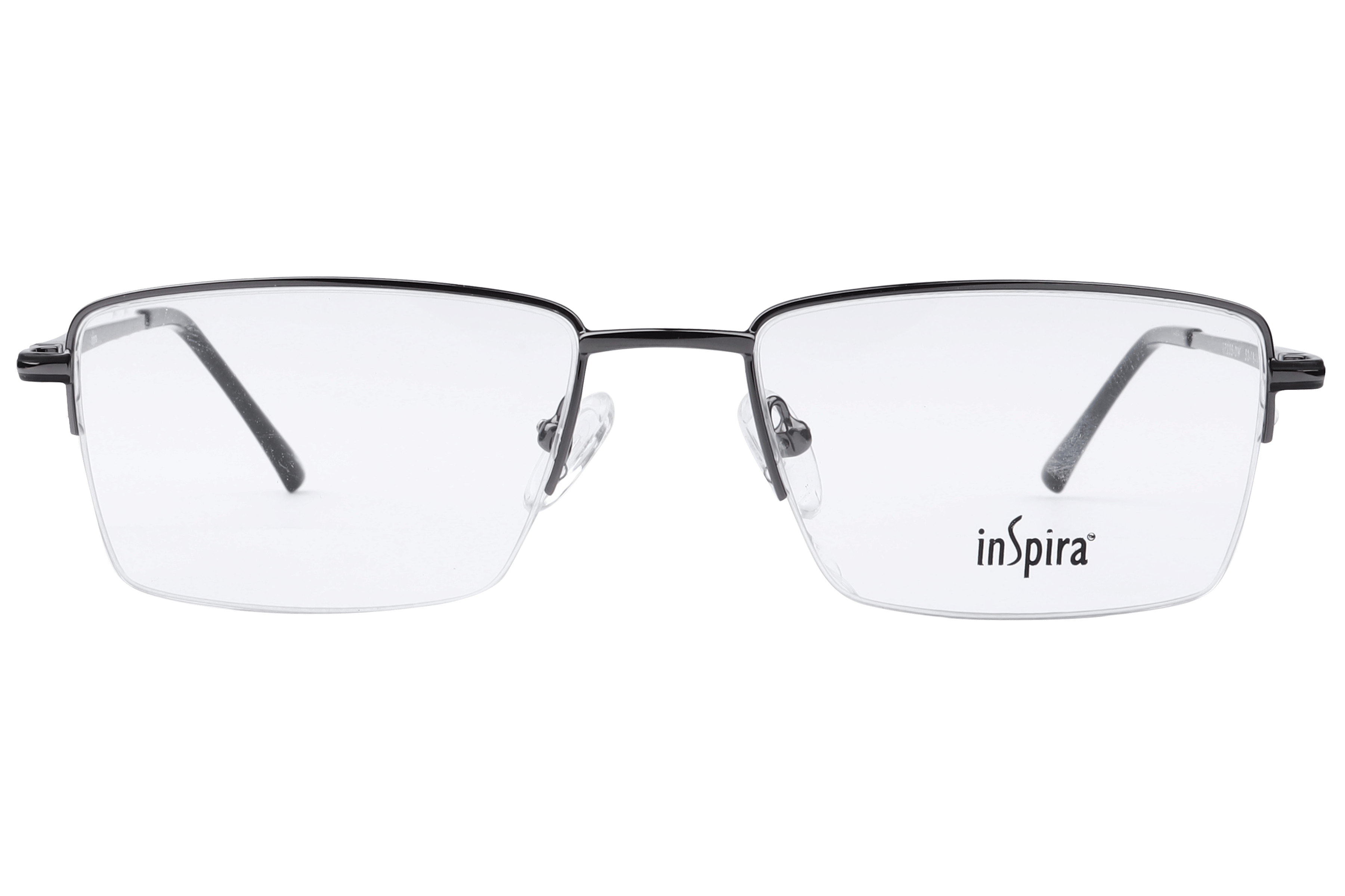 Inspira 17235-DW Frame Gun Metal Male Supra Metal — Black frame