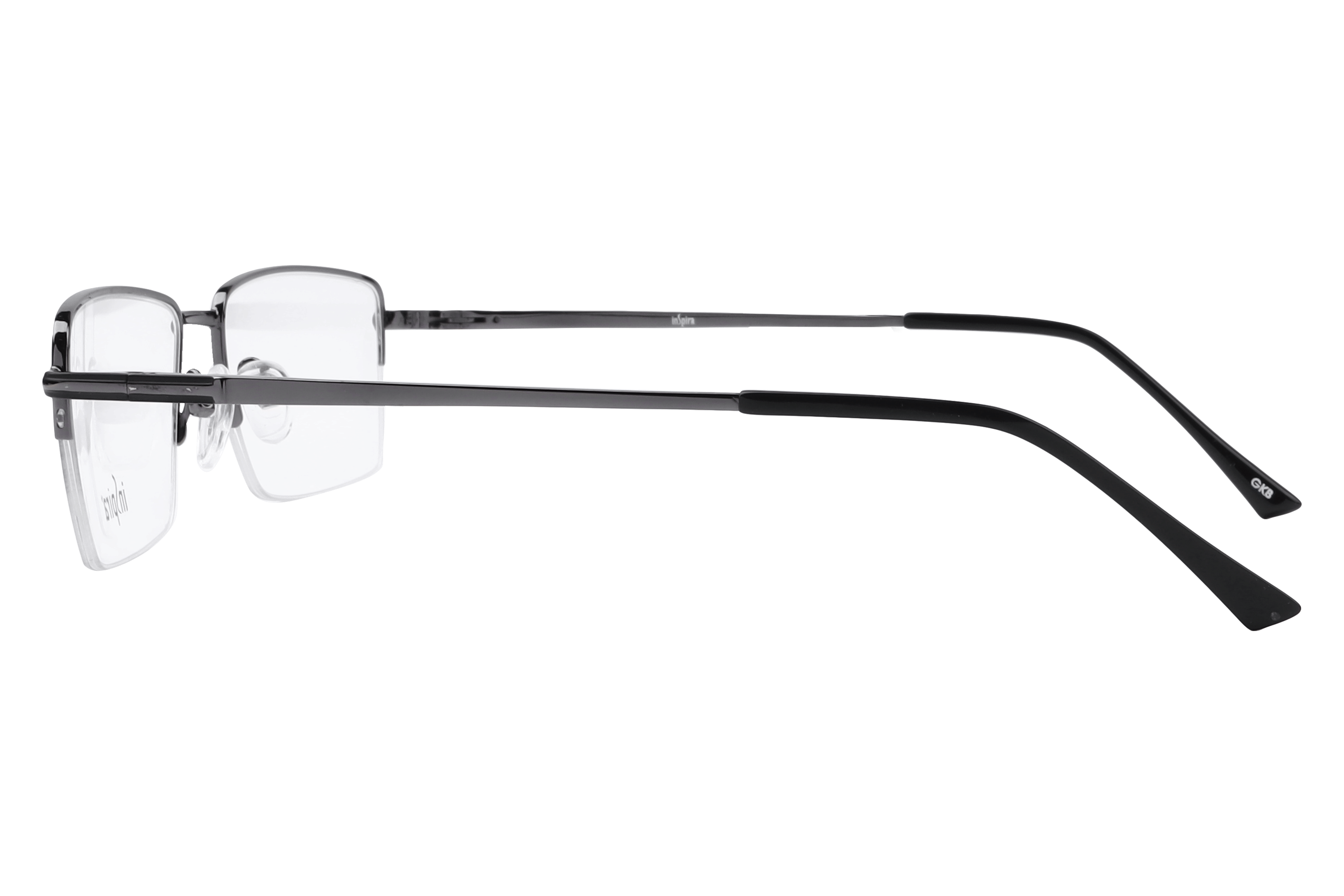 Inspira 17235-DW Frame Gun Metal Male Supra Metal Frame — view 3