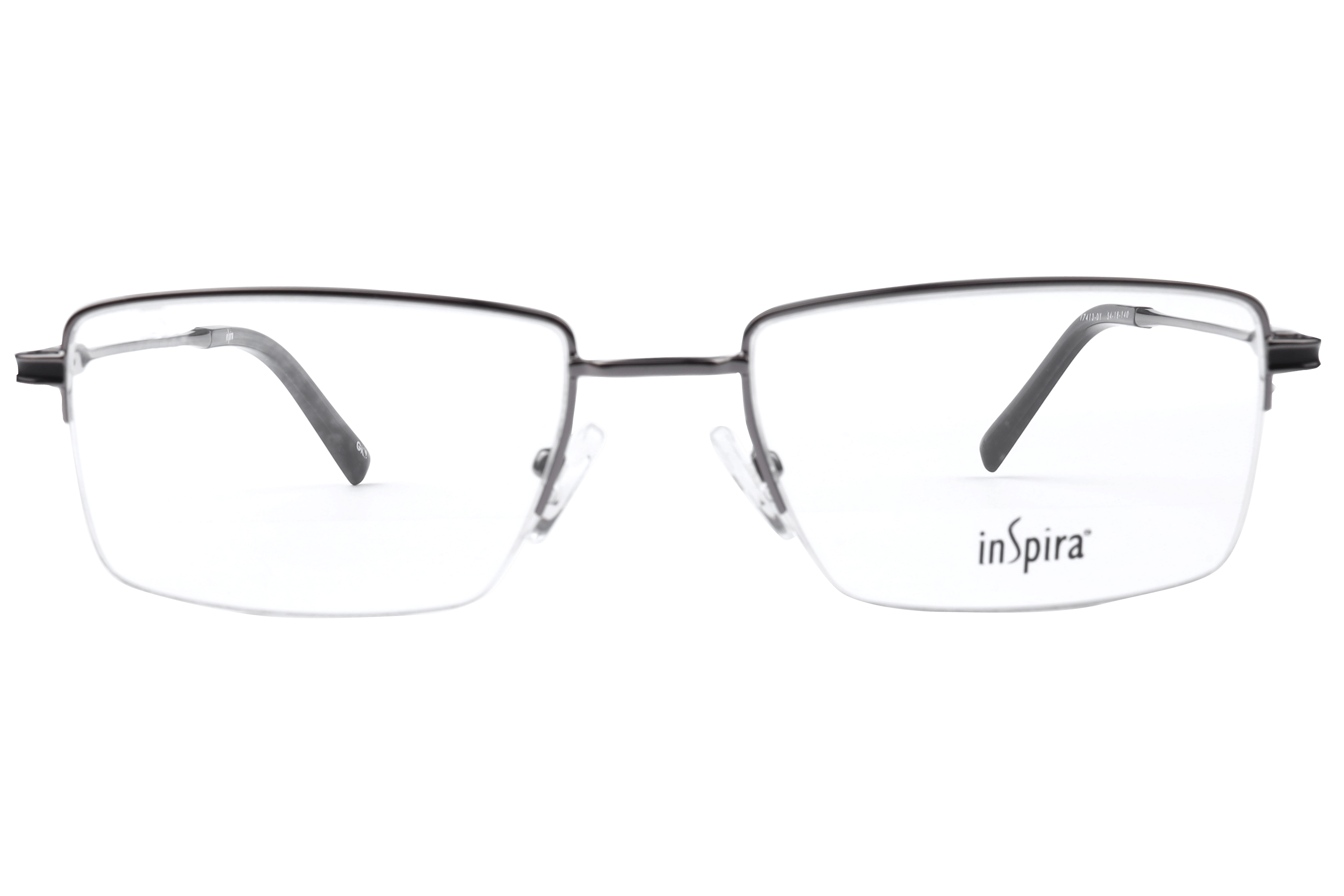 Inspira 17413-DY Frame Gun Metal Male Supra Metal Frame — Gun Metal frame — view 2