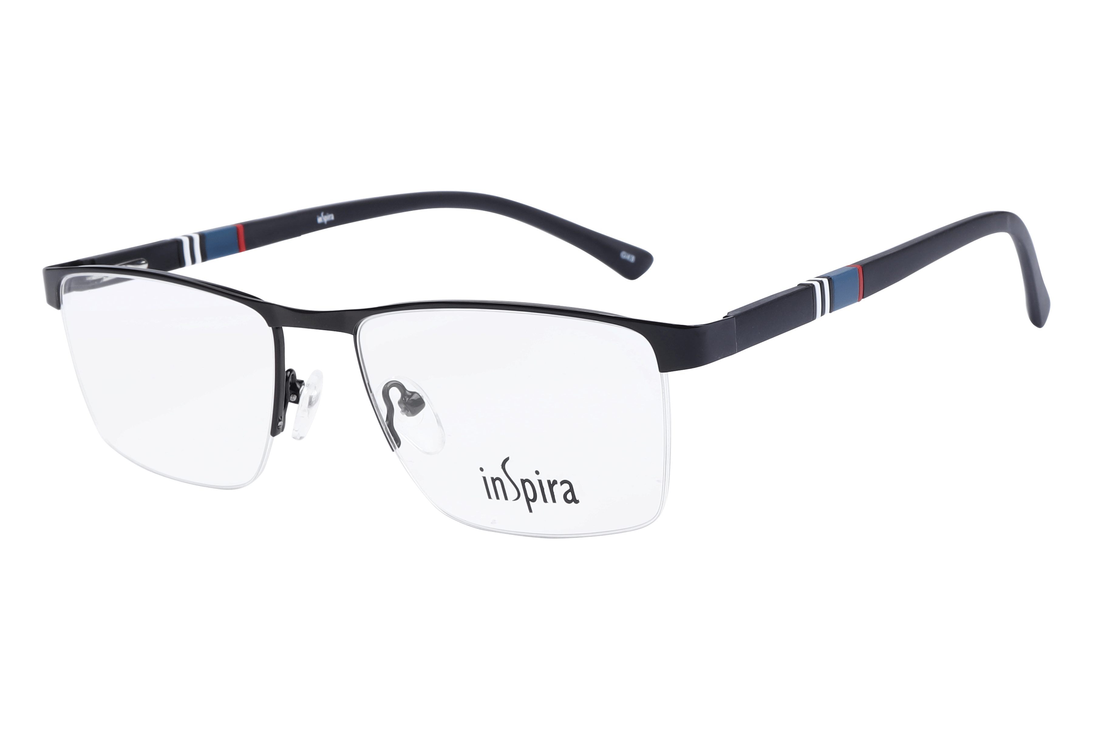 Inspira 40254 Frame Black Male Supra Shell — Black frame