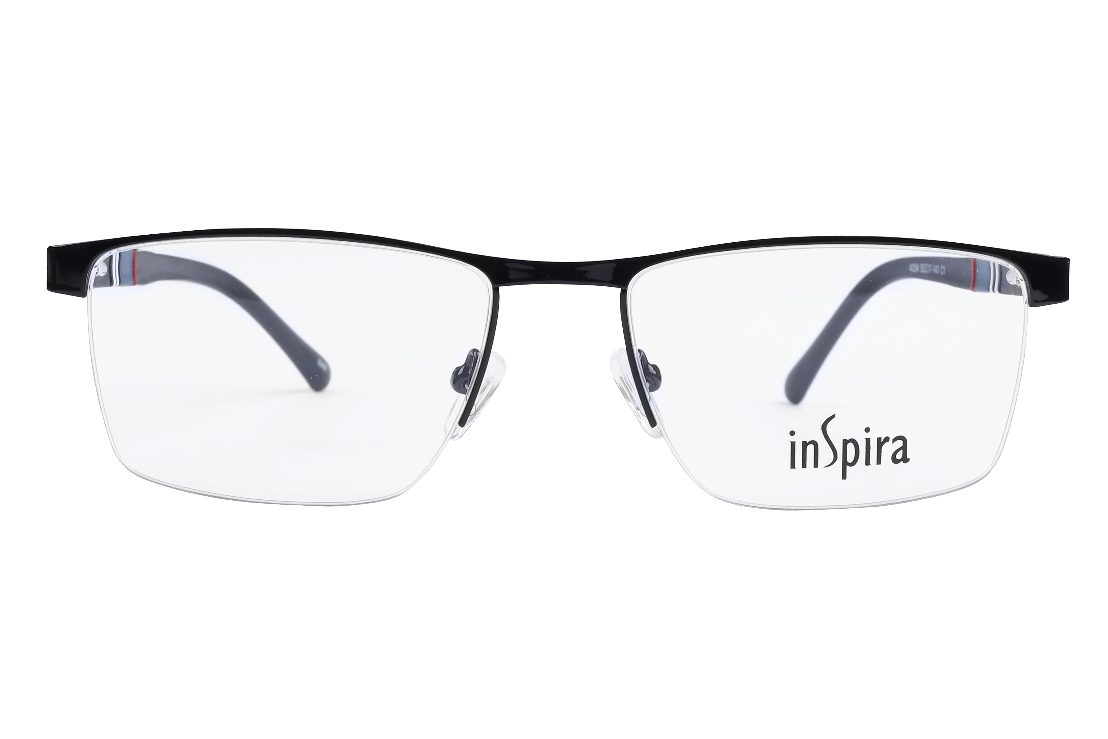 Inspira 40254 Frame Black Male Supra Shell Frame — Black frame — view 2