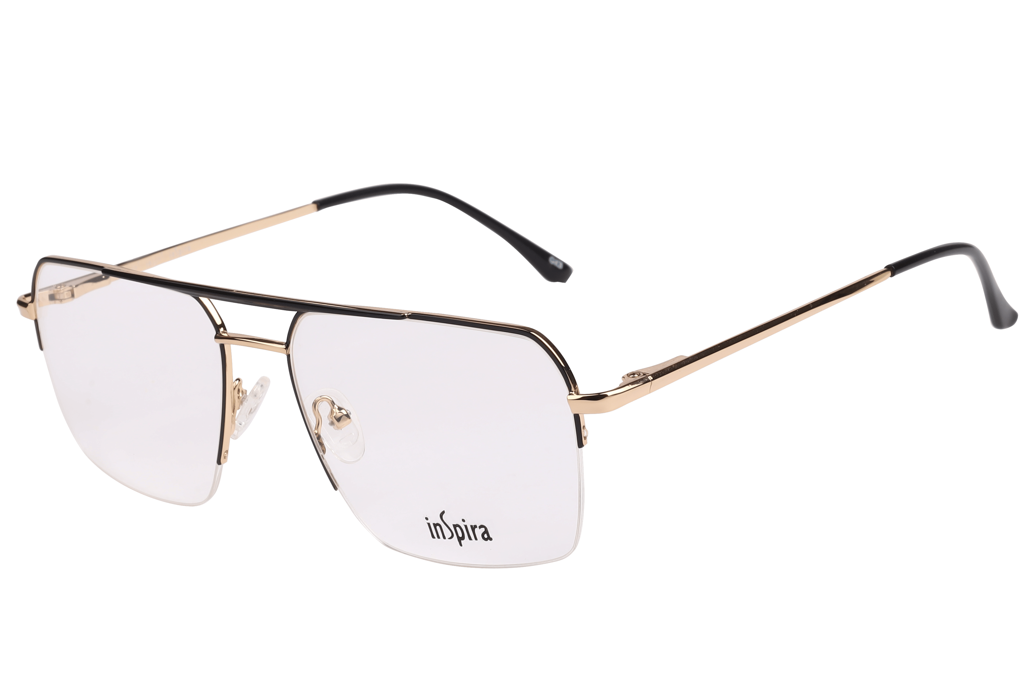 Inspira 20840-EW Frame Black Male Supra Metal — Black frame
