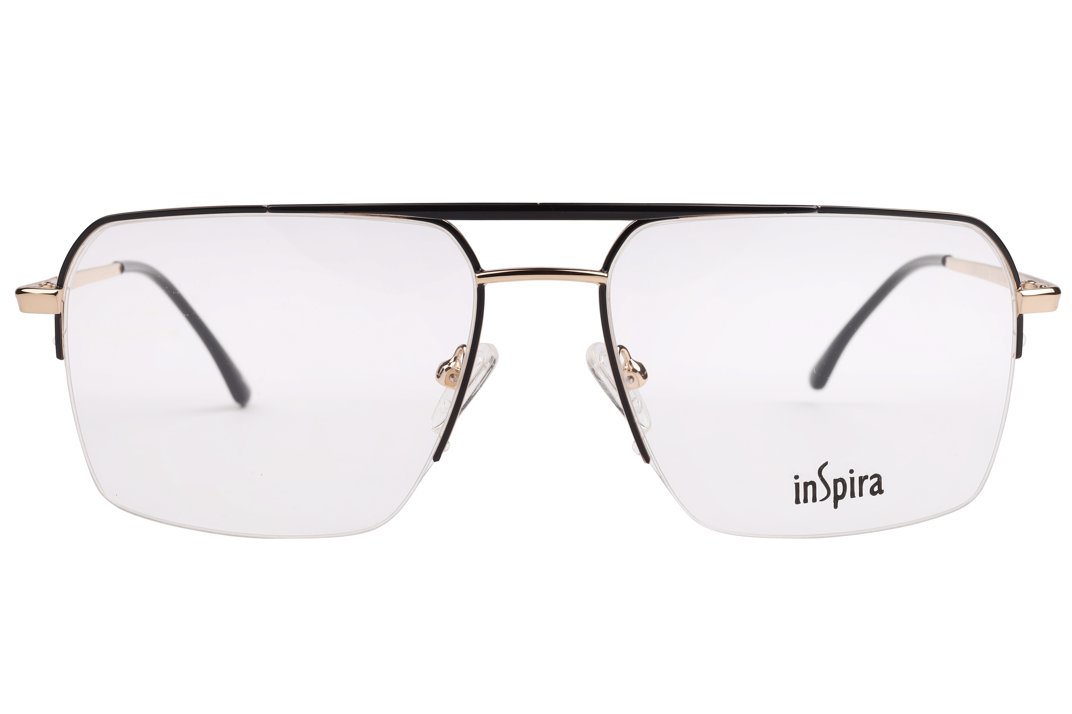 Inspira 20840-EW Frame Black Male Supra Metal Frame — Black frame — view 2