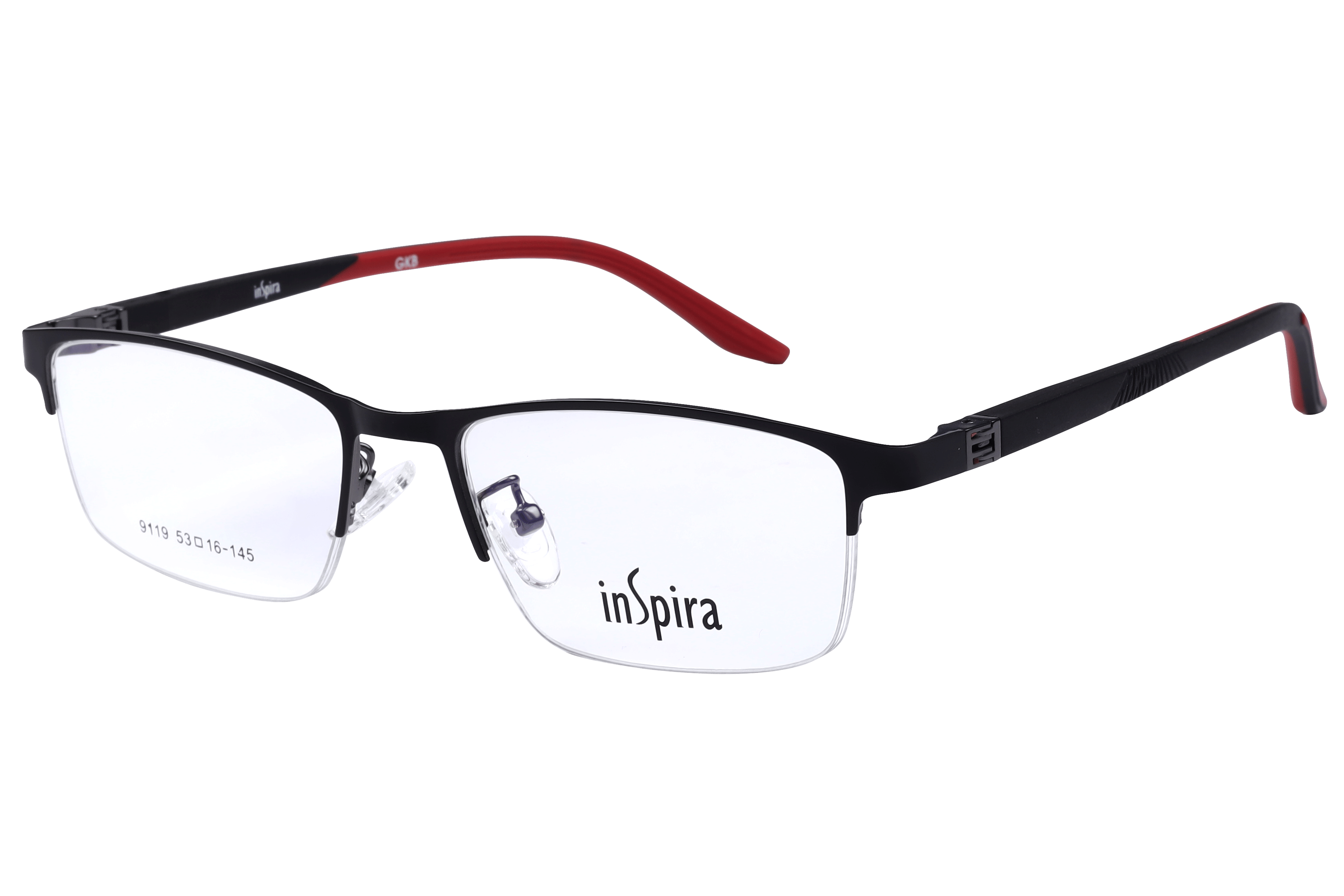 Inspira 9119 Frame Matt Black Unisex Supra Shell