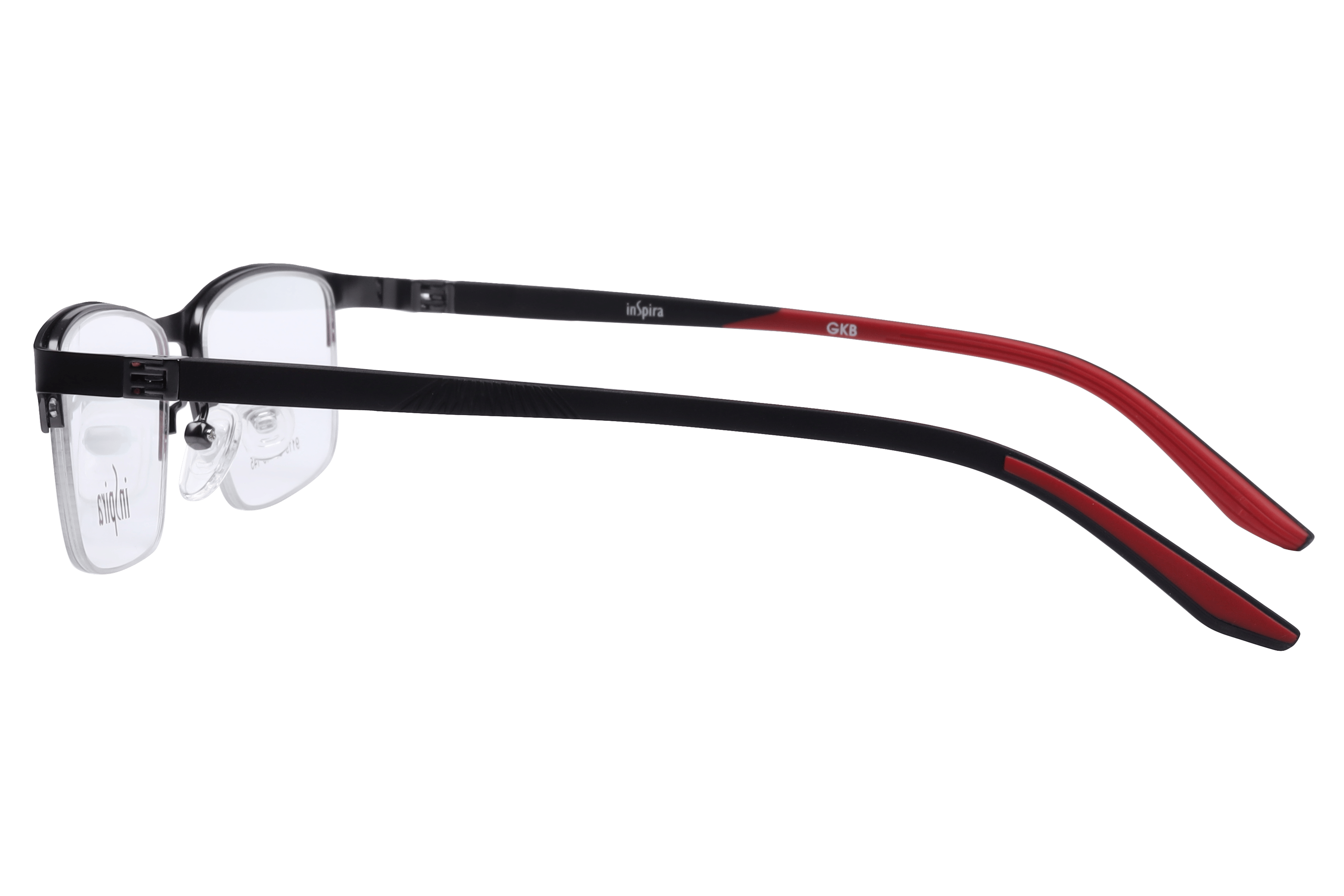 Inspira 9119 Frame Matt Black Unisex Supra Shell Frame — view 3