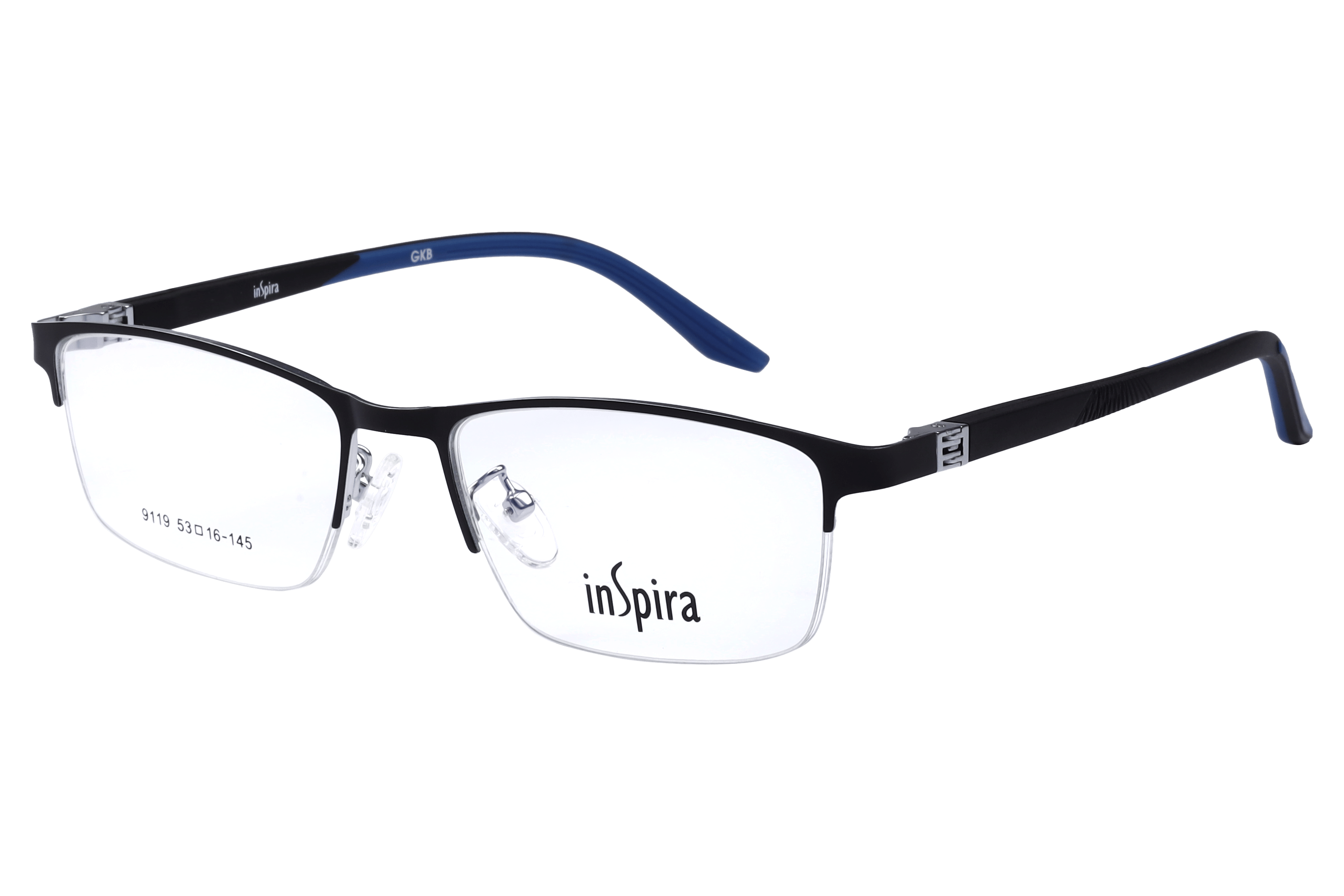 Inspira 9119 Frame Matt Black Unisex Supra Shell