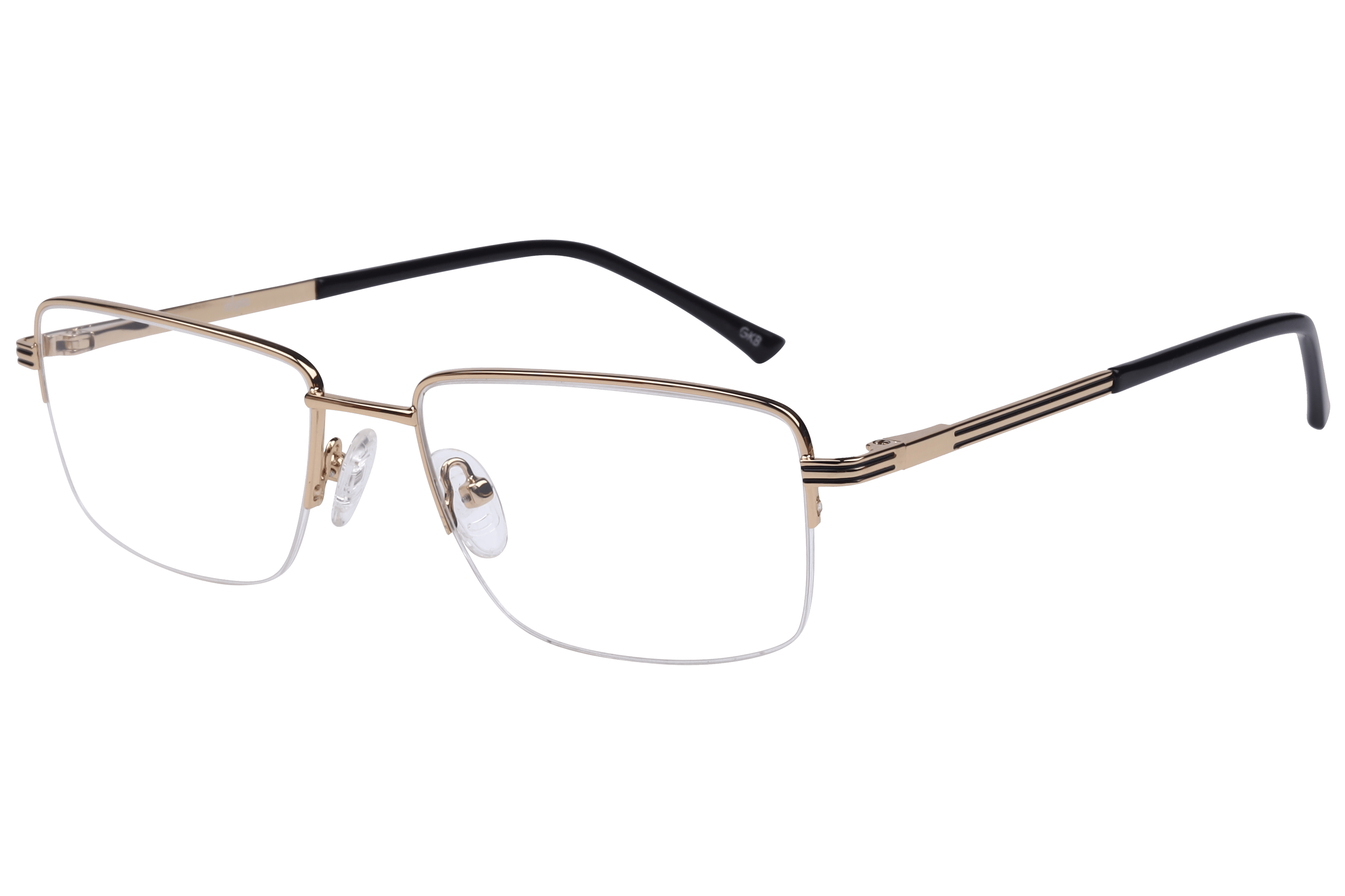 Inspira LL-3-039 Frame Gold Male Supra Metal Frame — Gold frame — alternate view
