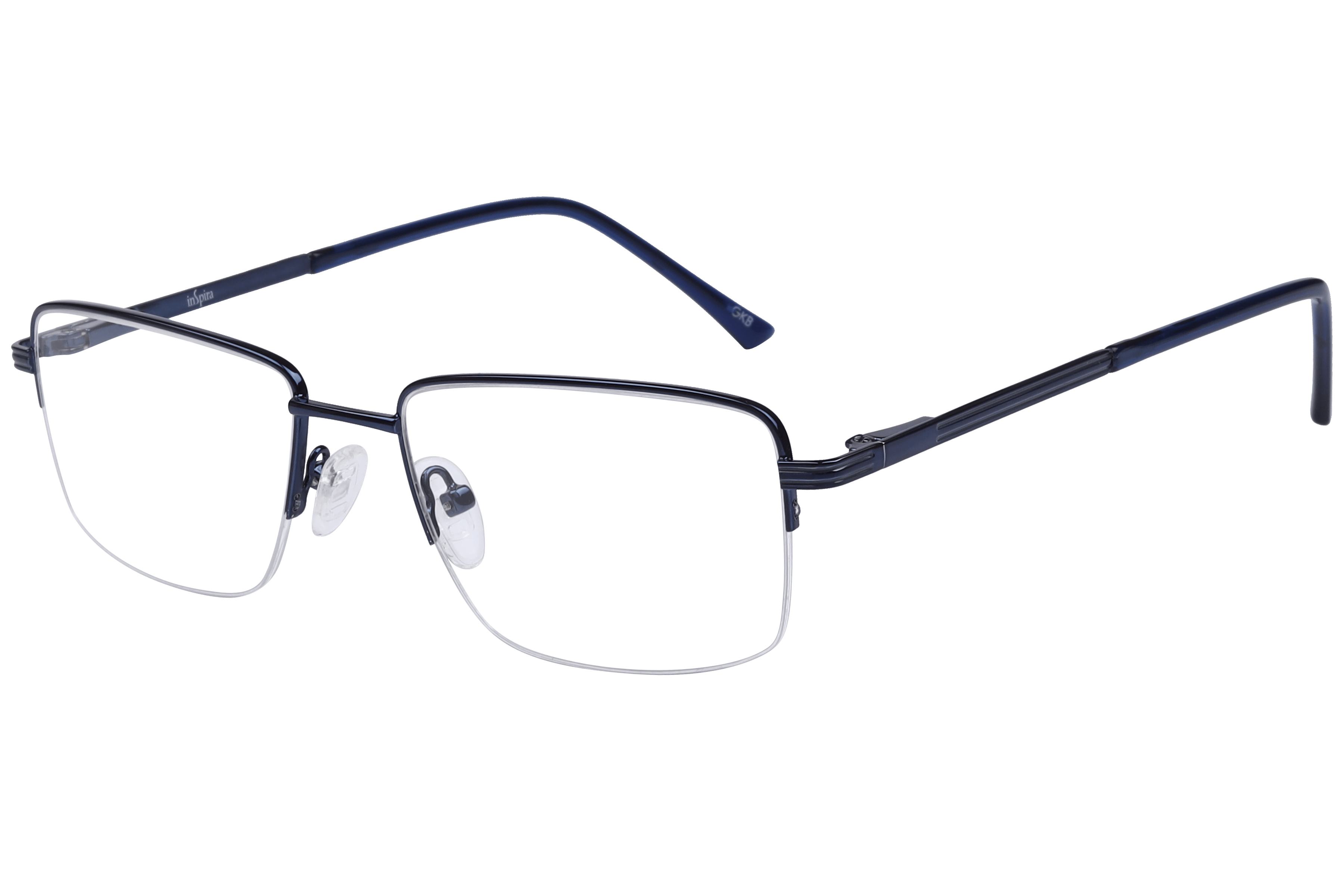 Inspira LL-3-039 Frame Blue Male Supra Metal — Gold frame