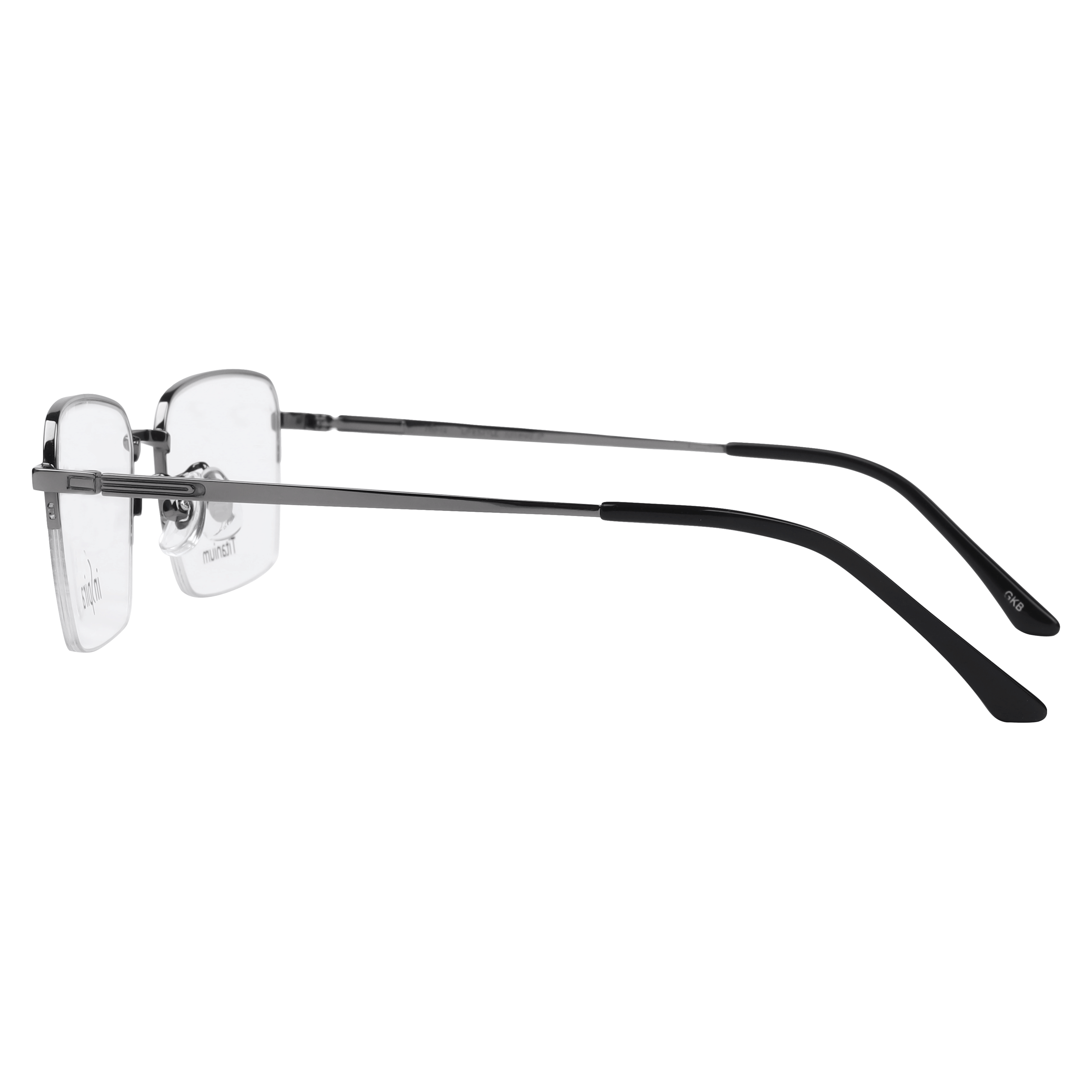 Inspira 15318 Frame Gun Metal Male Supra Titanium Frame — Gun Metal frame — view 3