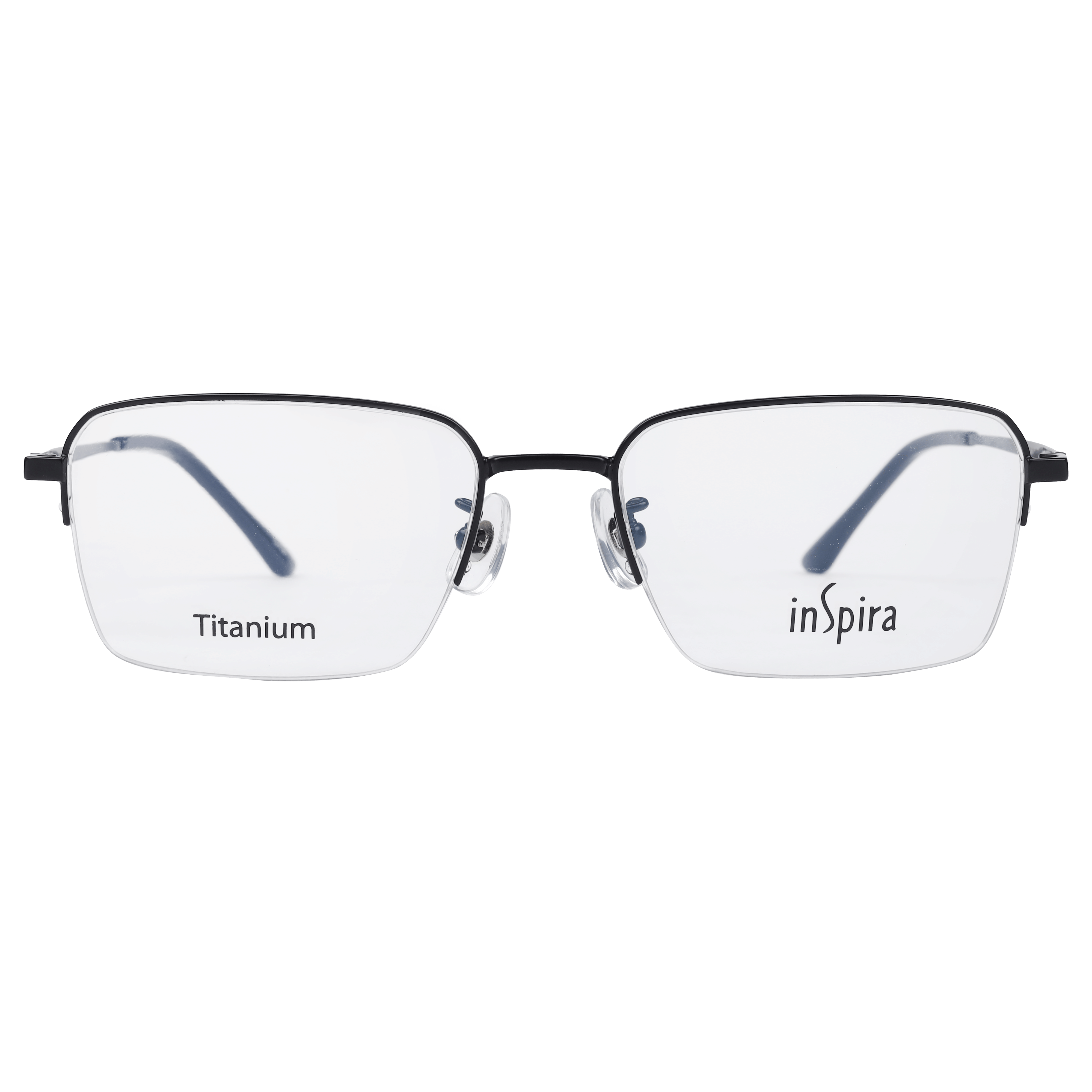 Inspira 15318 Frame Matt Black Male Supra Titanium Frame — Matt Black frame