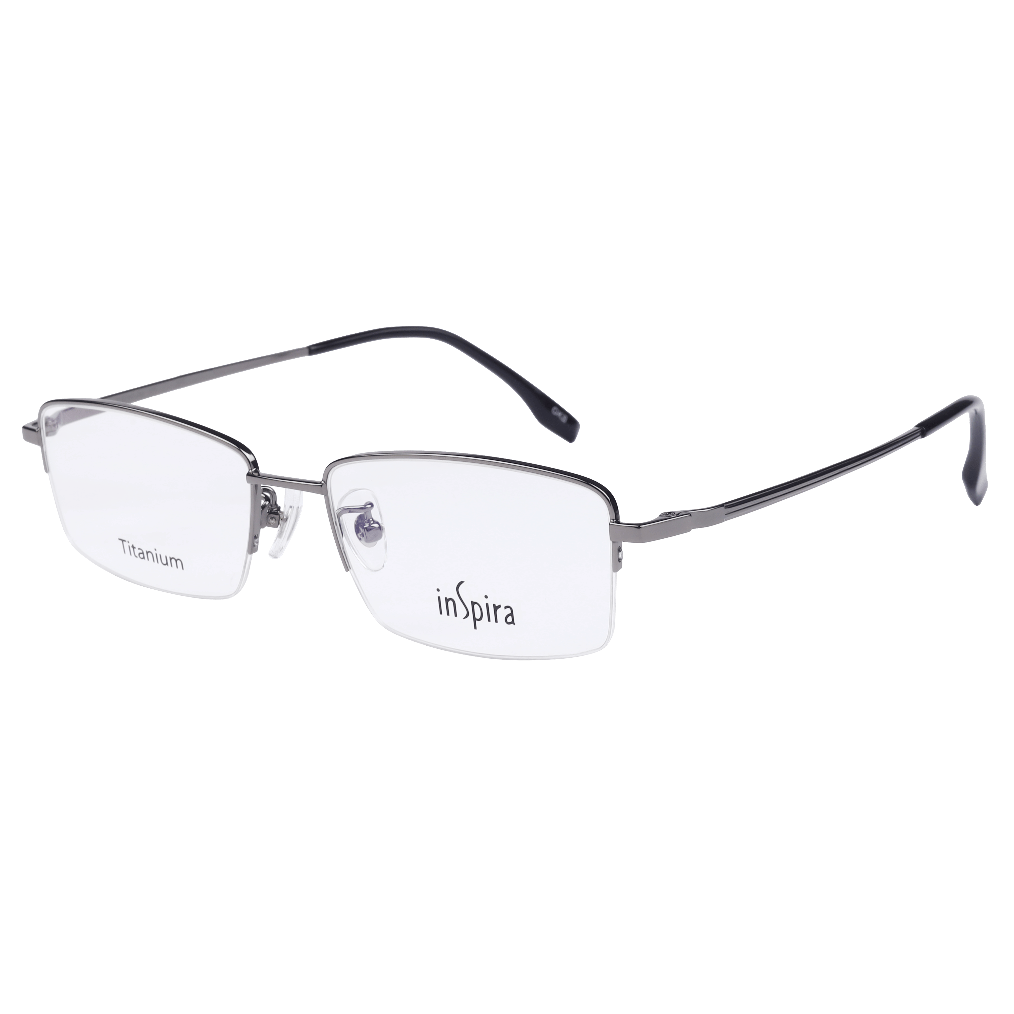 Inspira H0721 Frame Gun Metal Male Supra Titanium — Gold frame