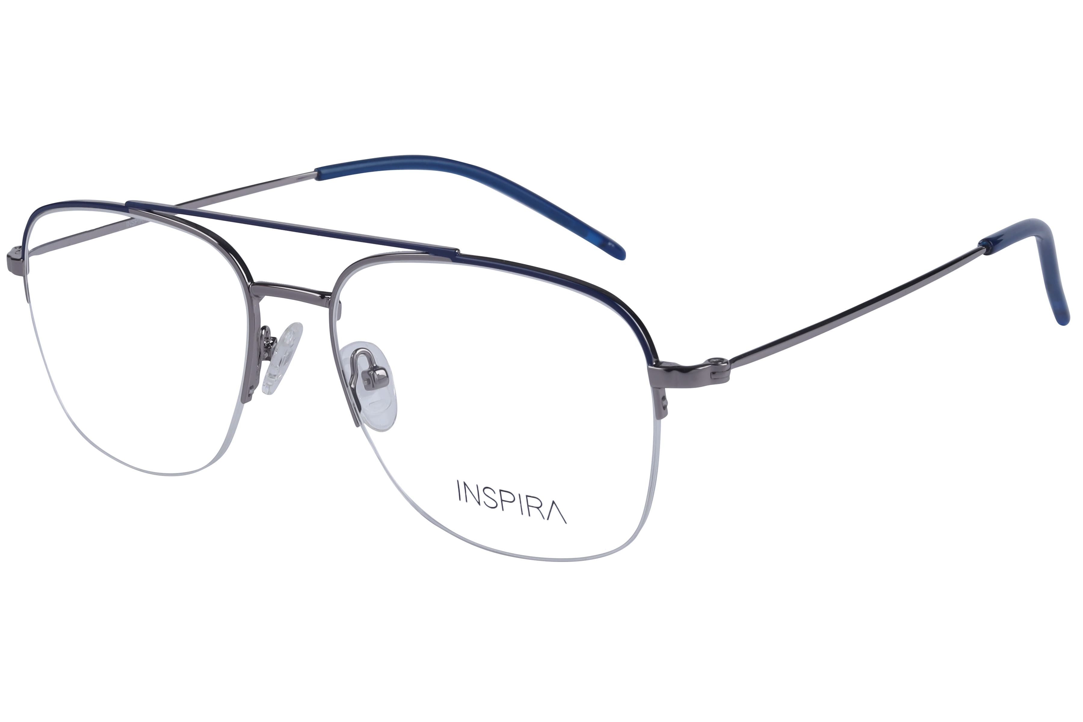 Inspira 20839-EW Frame Blue Male Supra Metal Frame — Blue frame — view 1