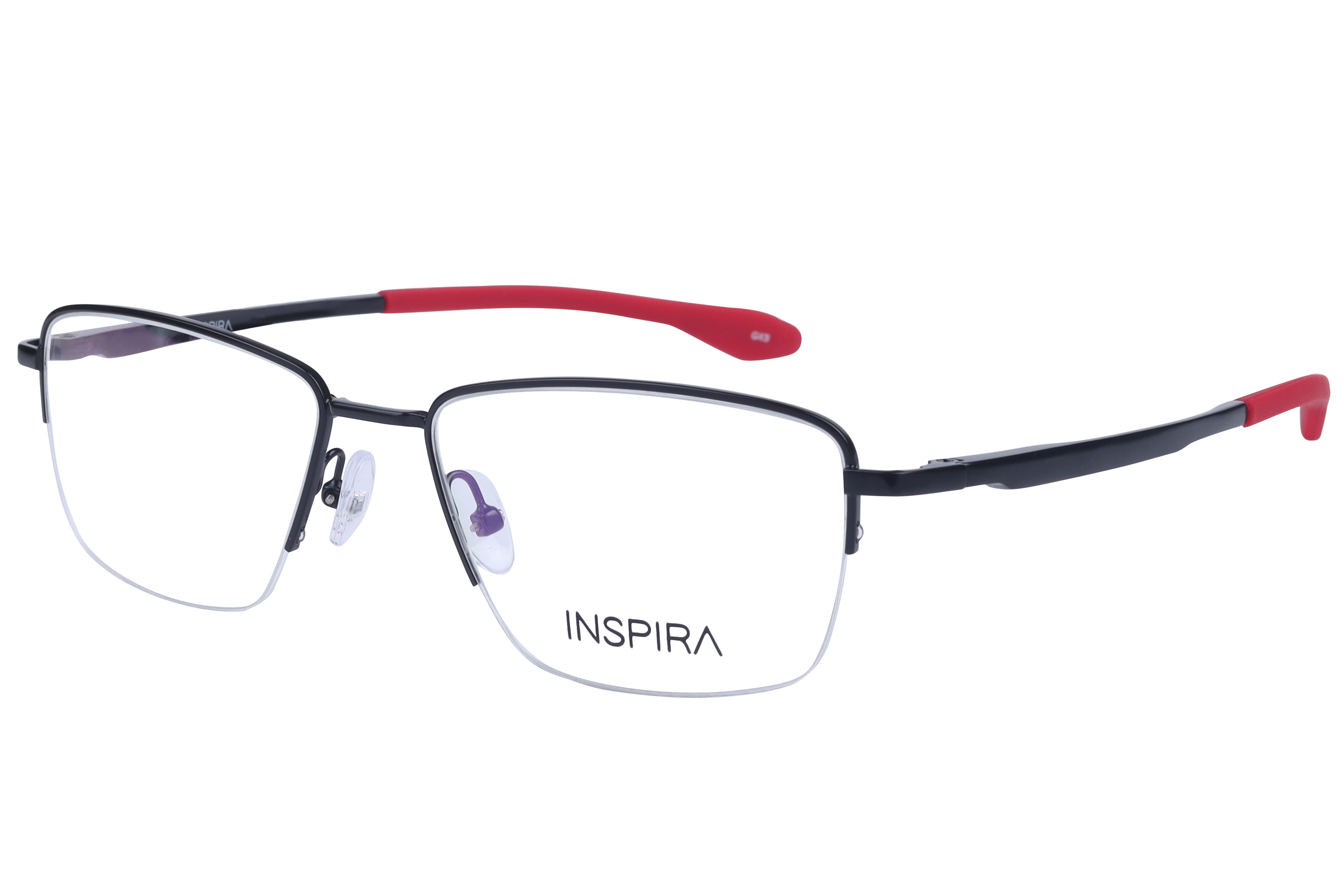 Inspira F4130 Frame Black Male Supra Metal — Black frame