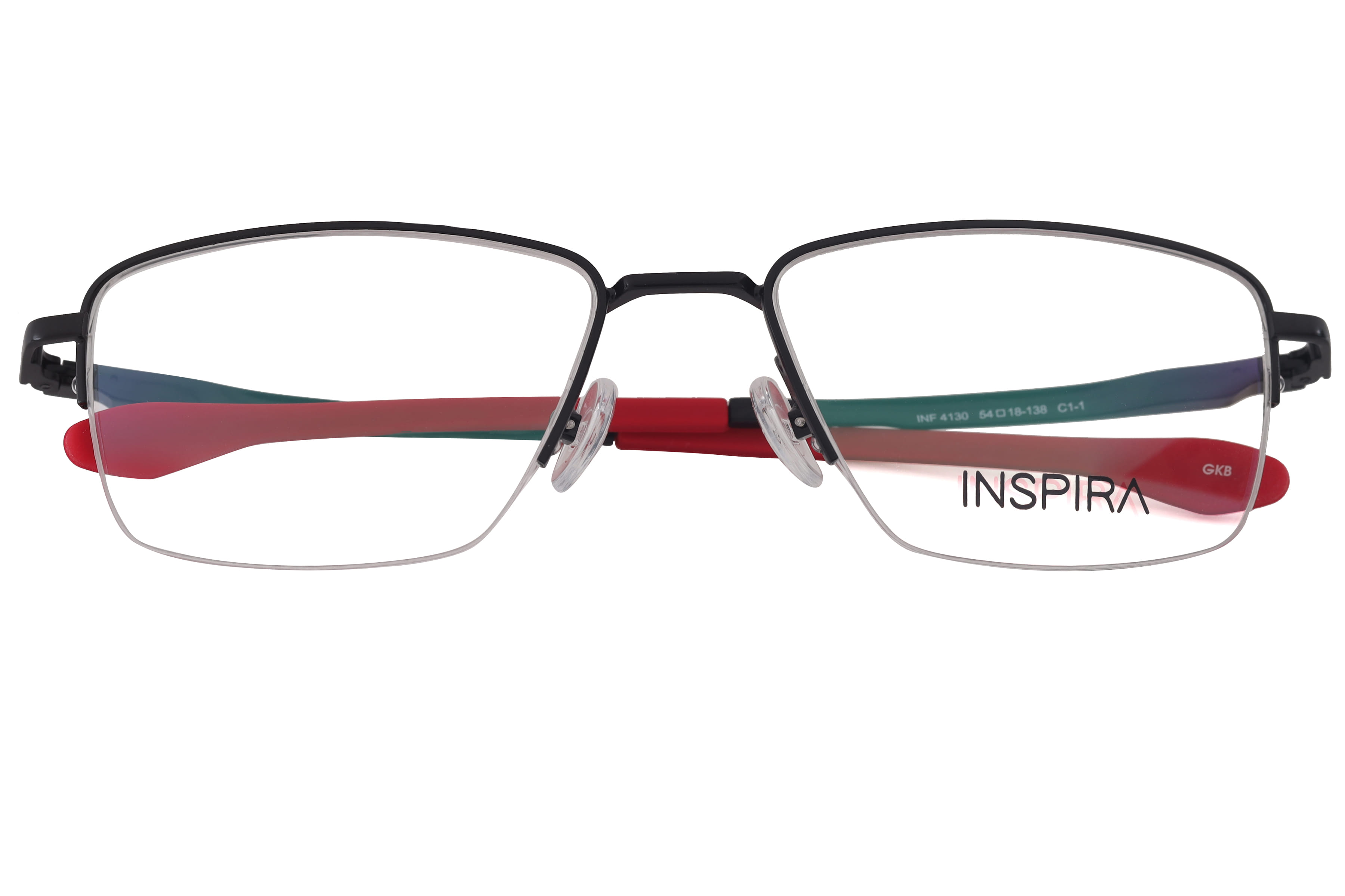 Inspira F4130 Frame Black Male Supra Metal Frame — Black frame — view 2