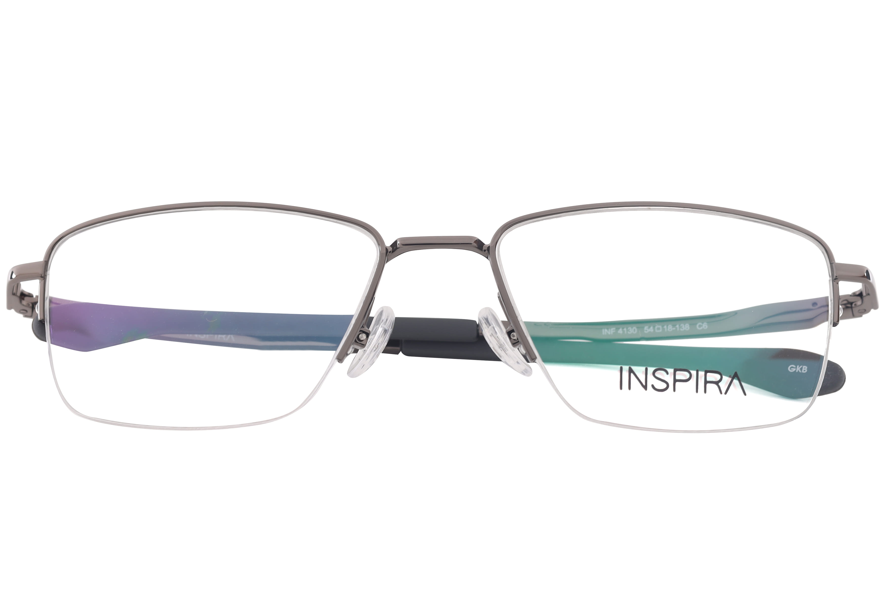 Inspira F4130 Frame Gun Metal Male Supra Metal Frame — Gun Metal frame — view 4