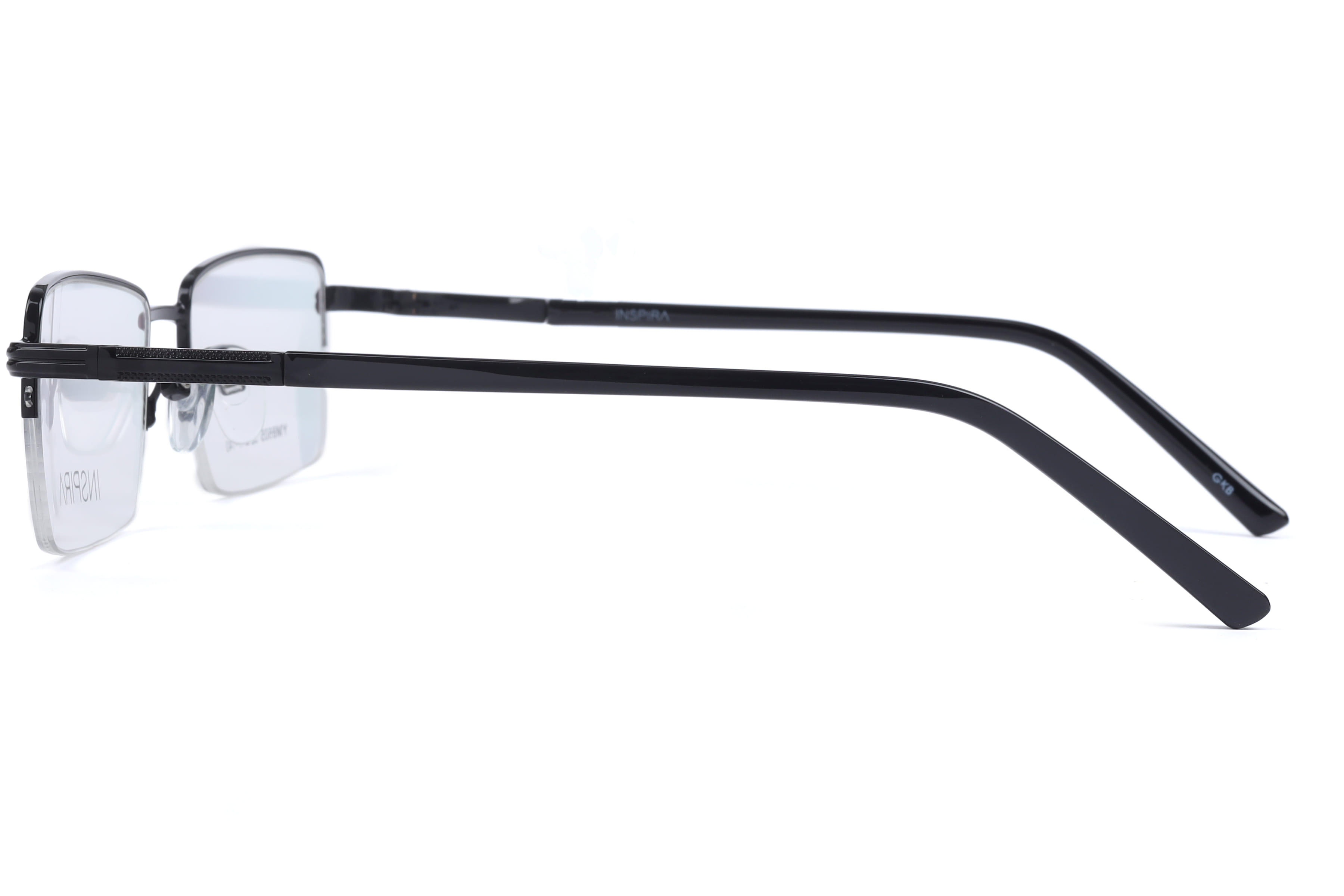 Inspira YM8605 Frame Black Male Supra Metal Frame — Black frame — view 2