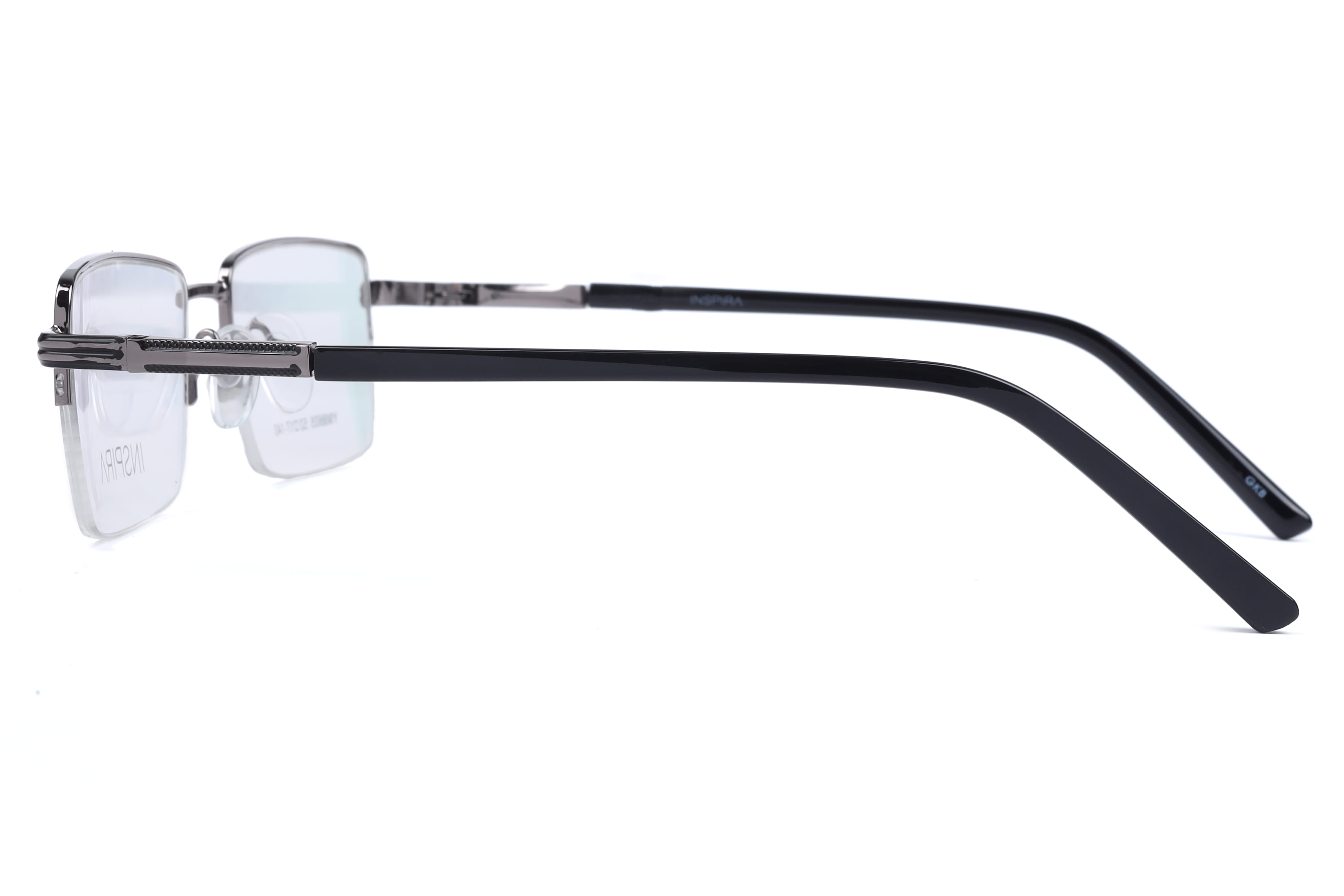 Inspira YM8605 Frame Gun Metal Male Supra Metal Frame — Gun Metal frame — view 3